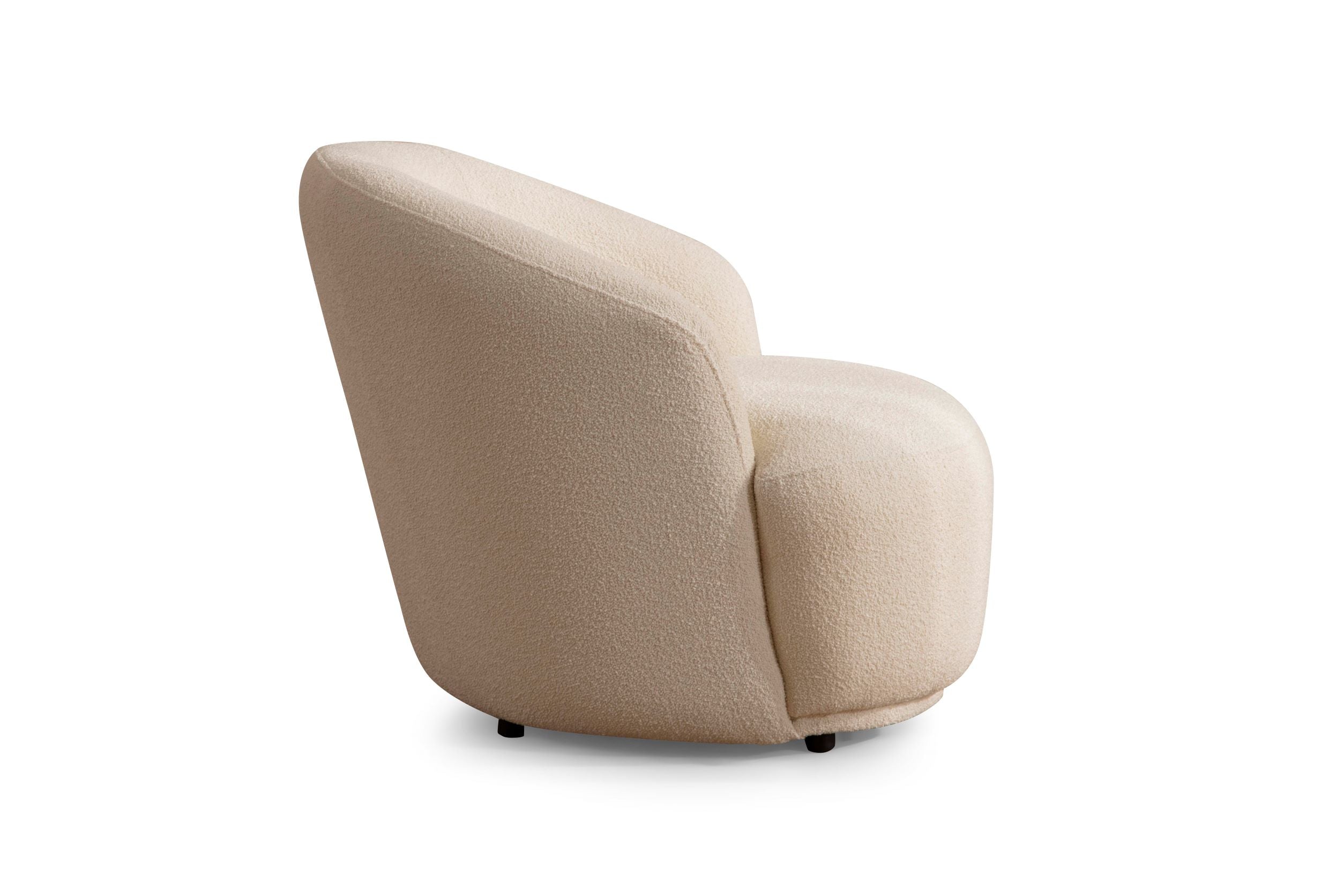 Bonita Ivory Boucle Accent Chair, view 4