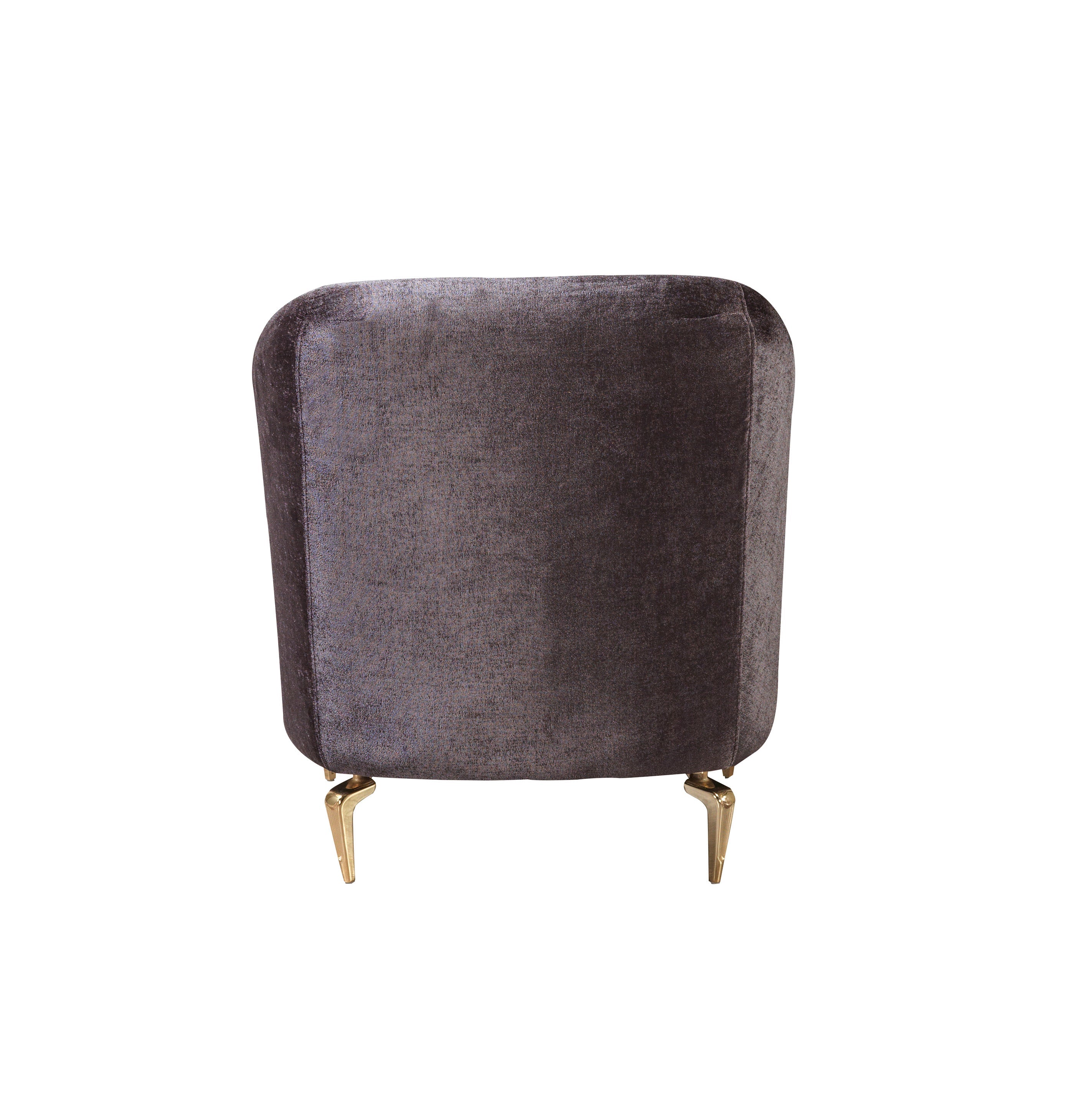 Santana Smoke Velvet Chair, view 6