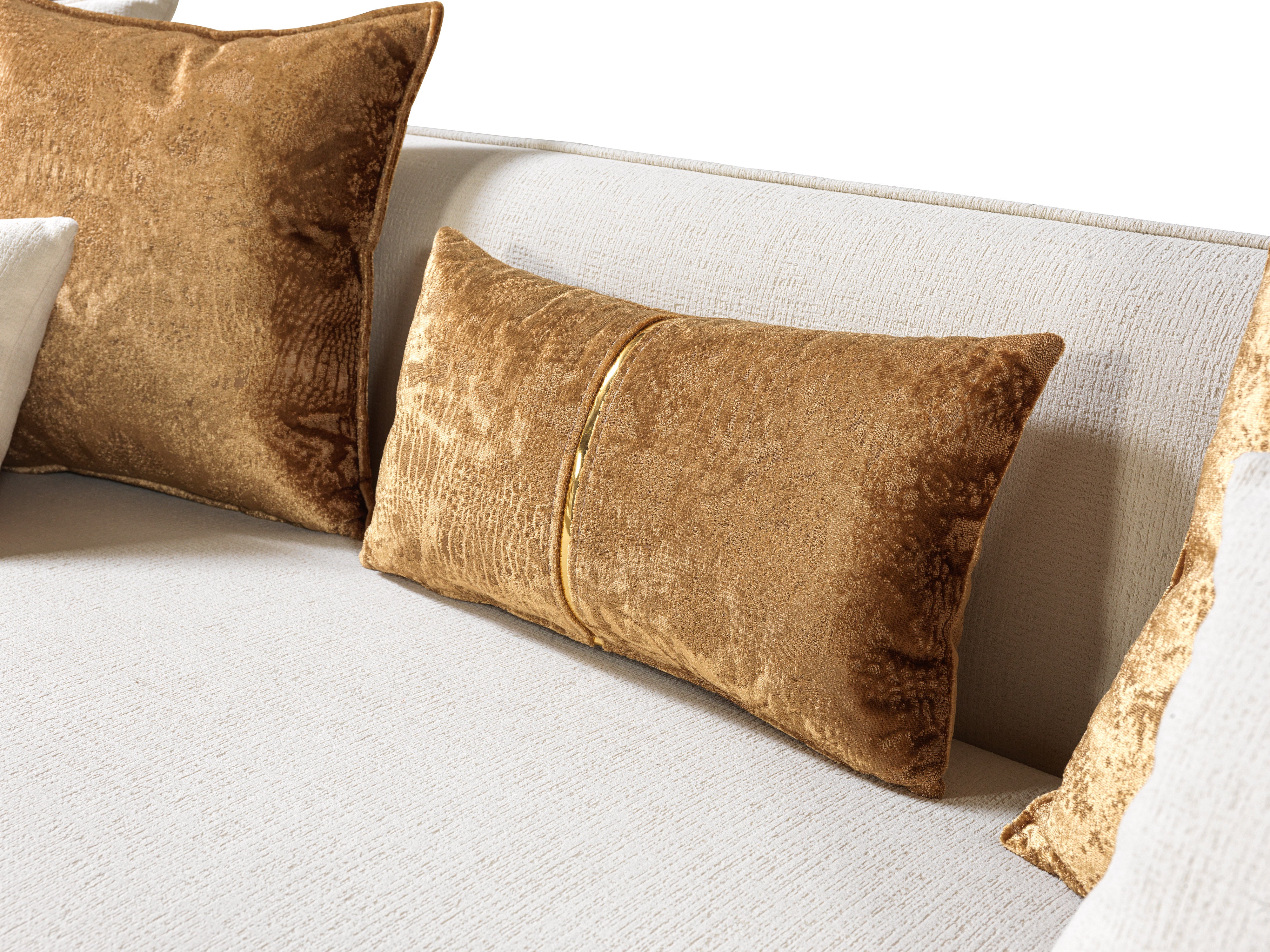 Helena Ivory Velvet Loveseat, view 10