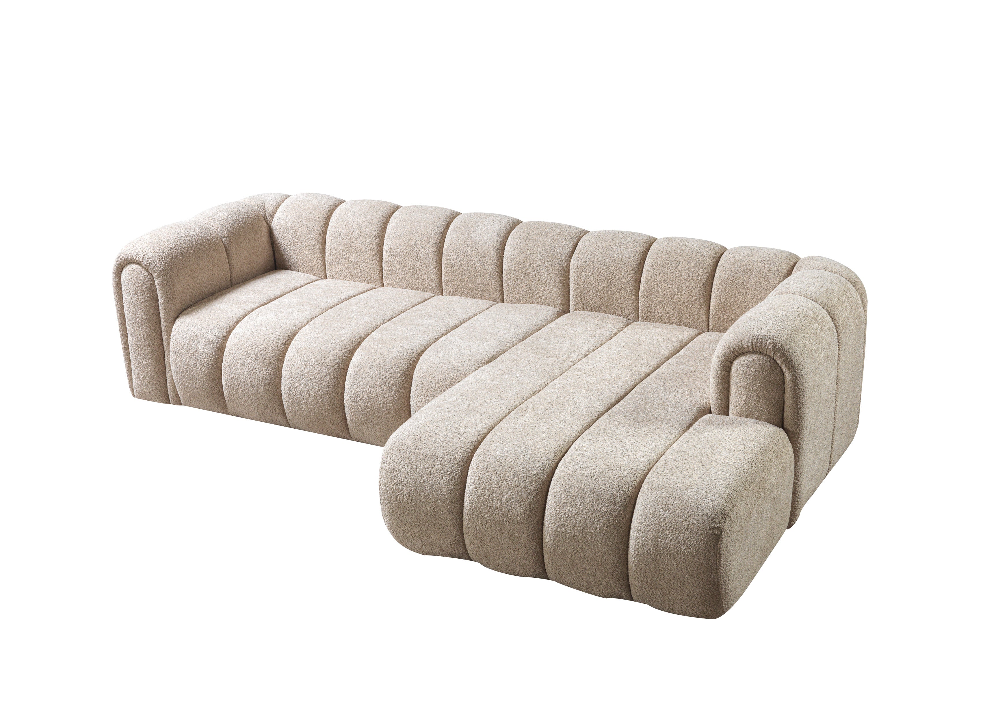 Lis Sand Boucle RAF Sectional, view 10