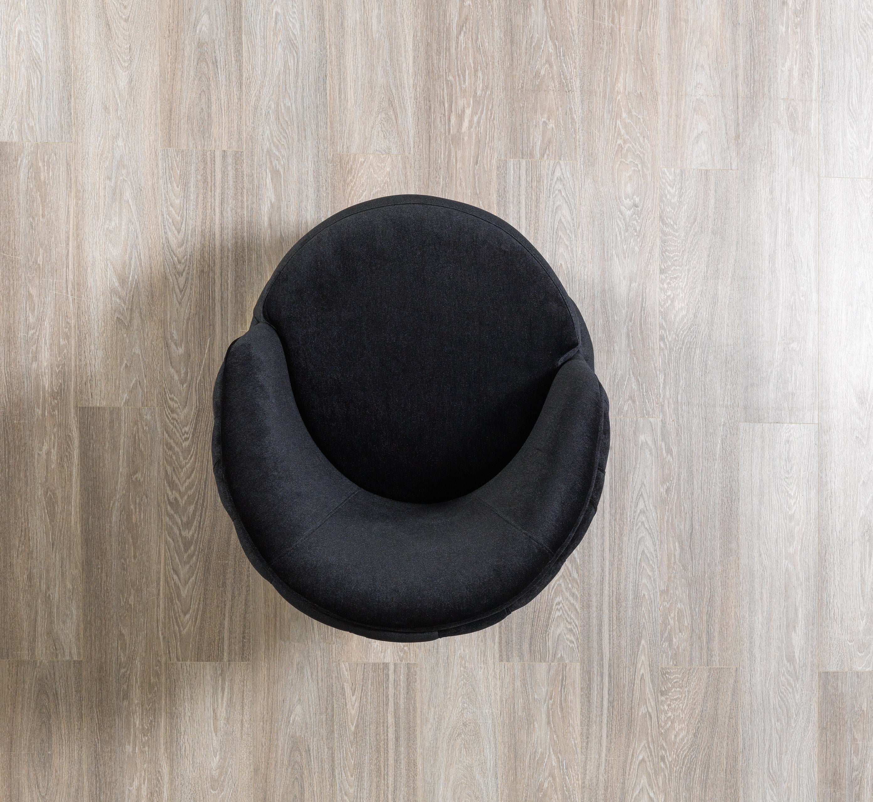 Lupino Black Velvet Chair, view 7