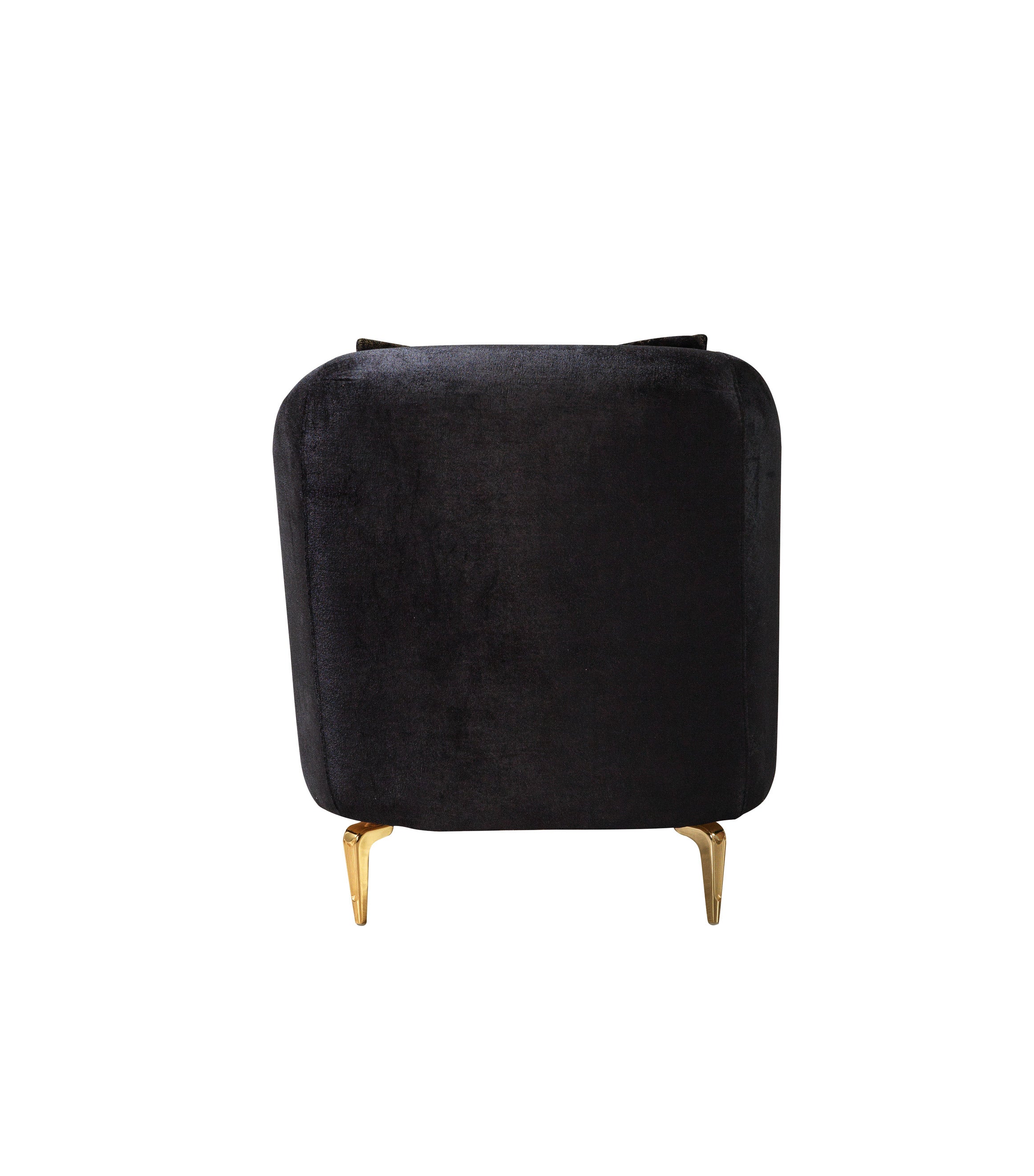 Santana Black Velvet Chair, view 5