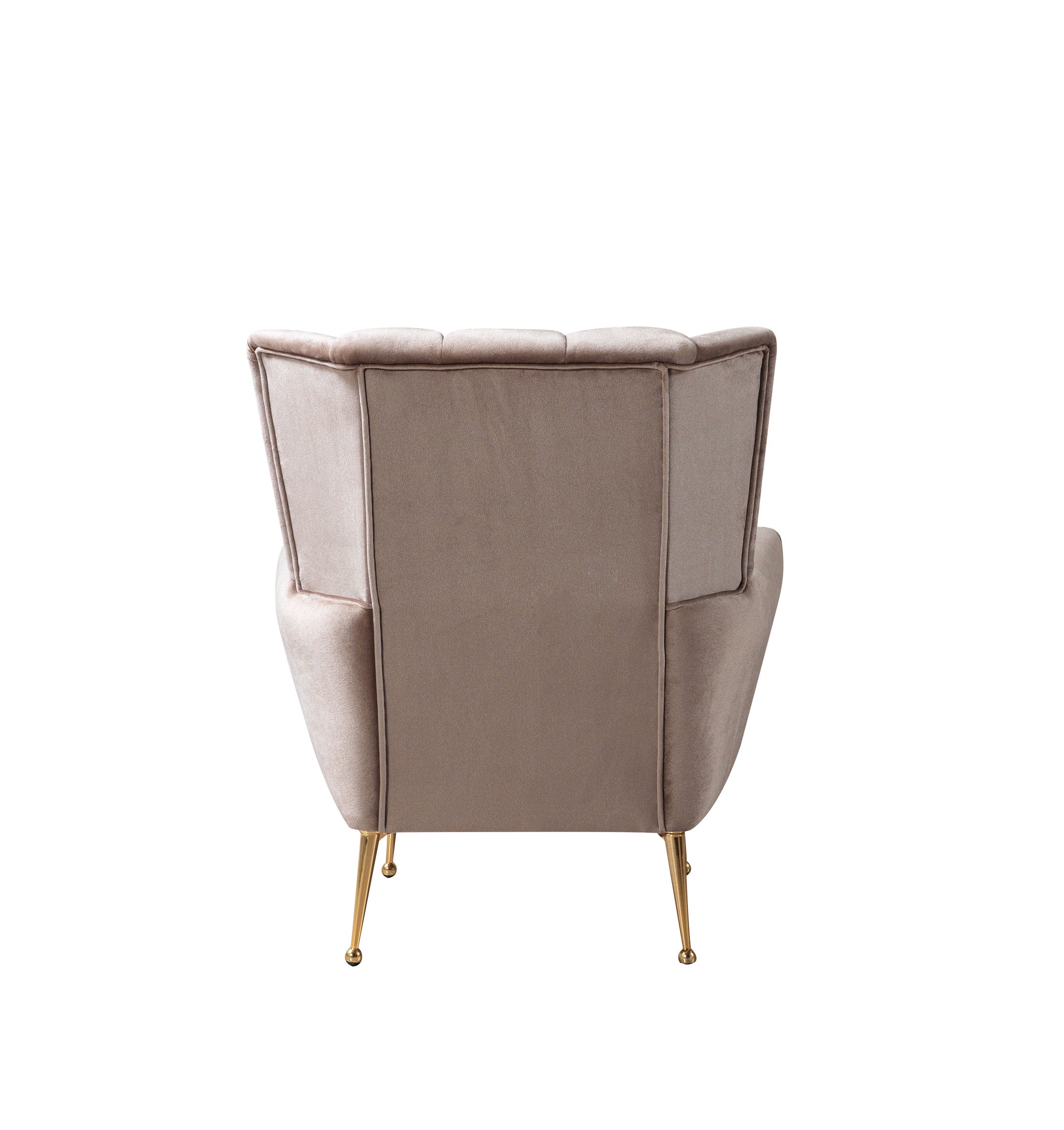 Merida Coffee Velvet Chair, view 5