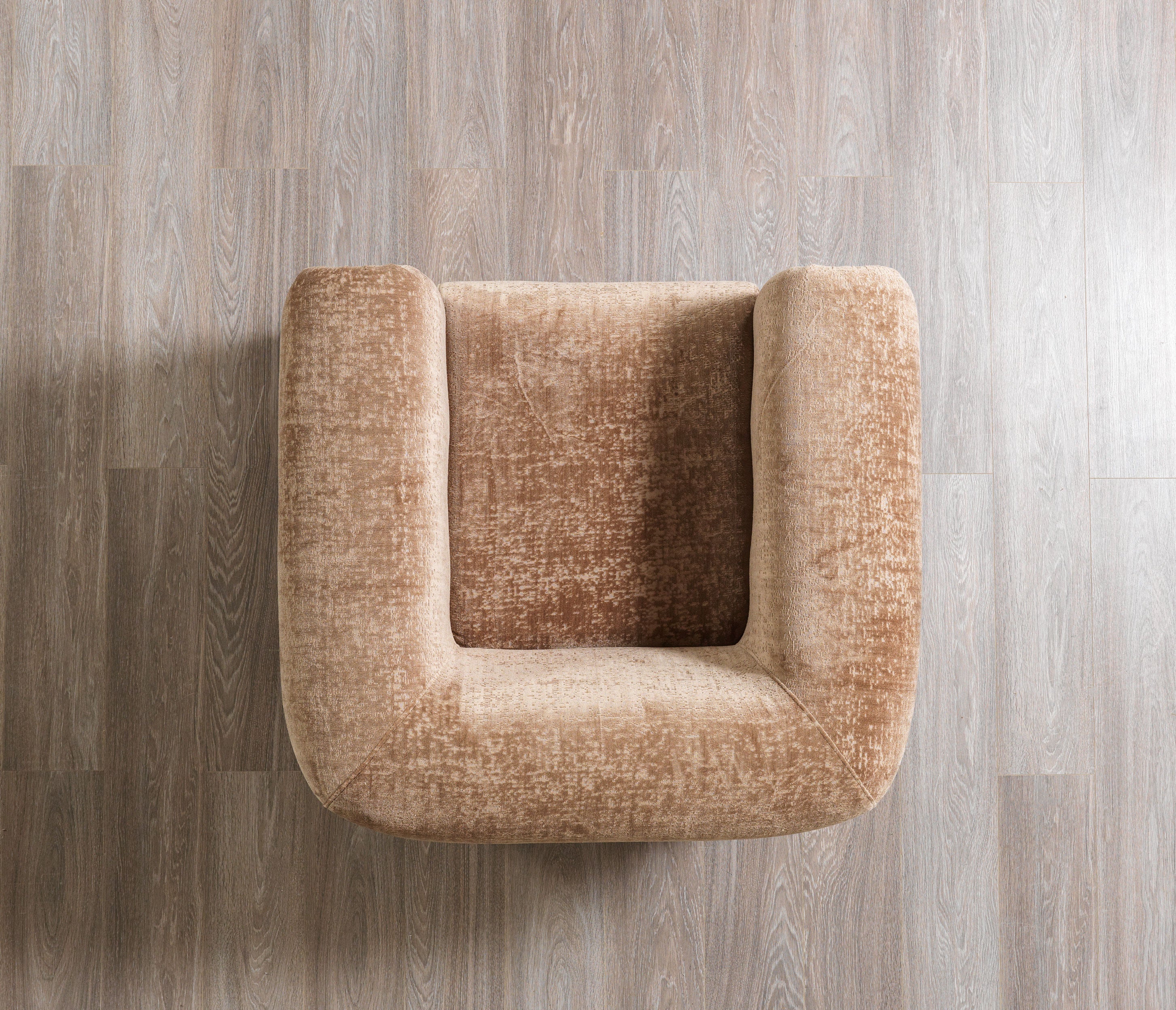 Brenda Coffee Boucle Chair, view 7
