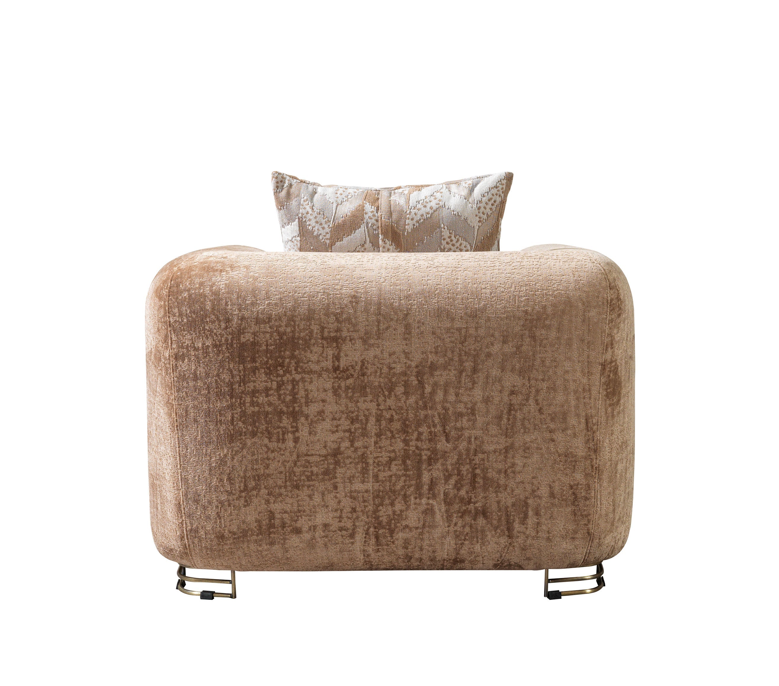 Brenda Coffee Boucle Chair, view 5