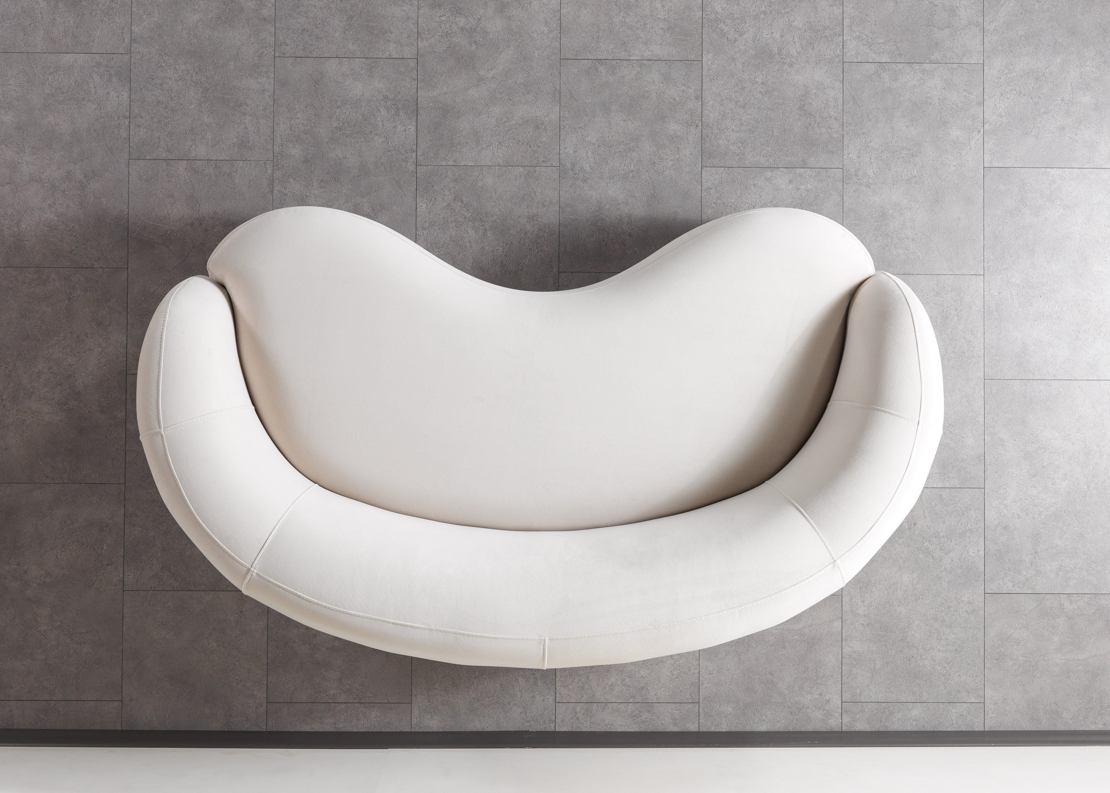 Bonita Ivory Velvet Loveseat, view 4