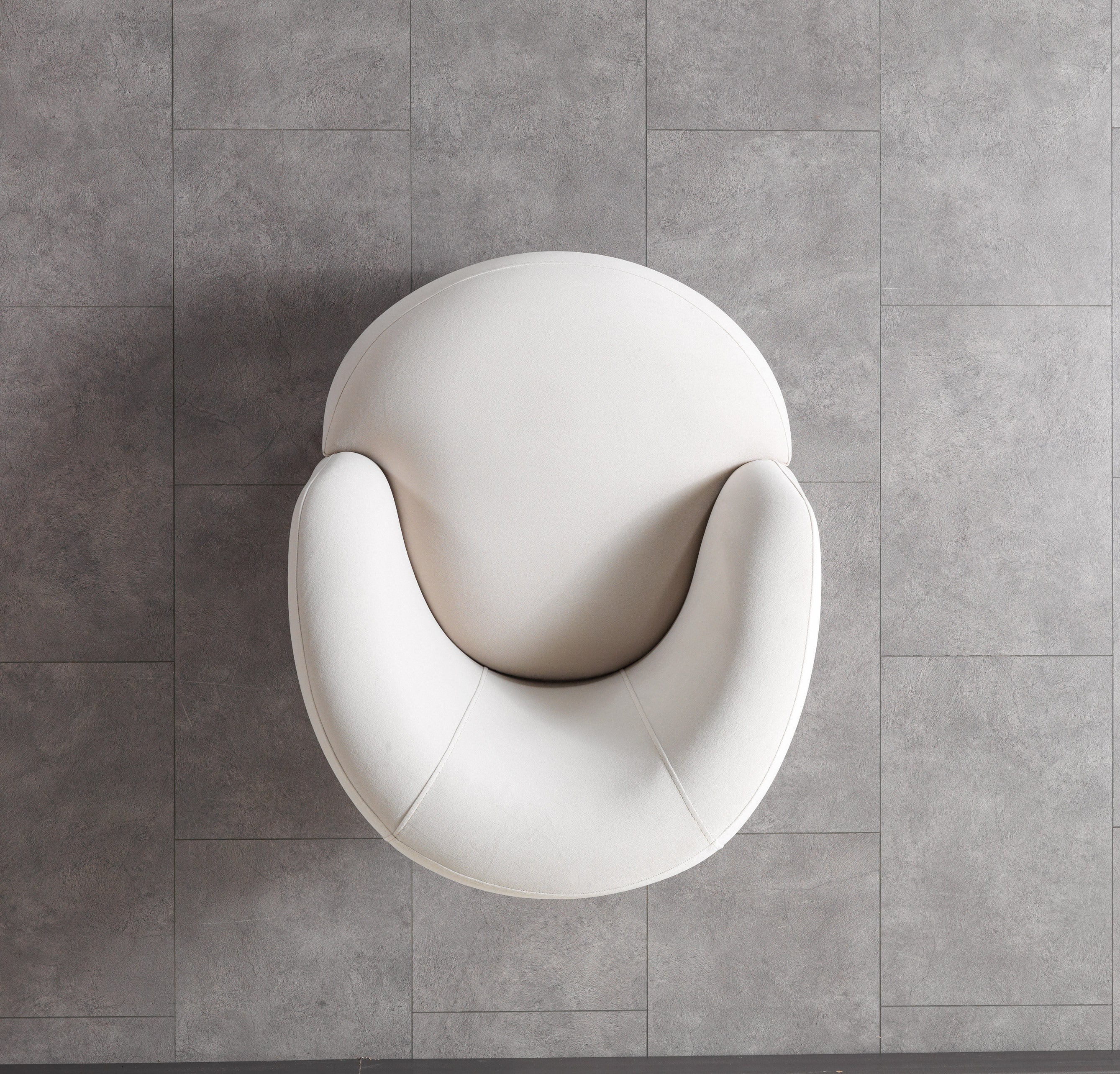 Bonita Ivory Velvet Accent Chair, view 5