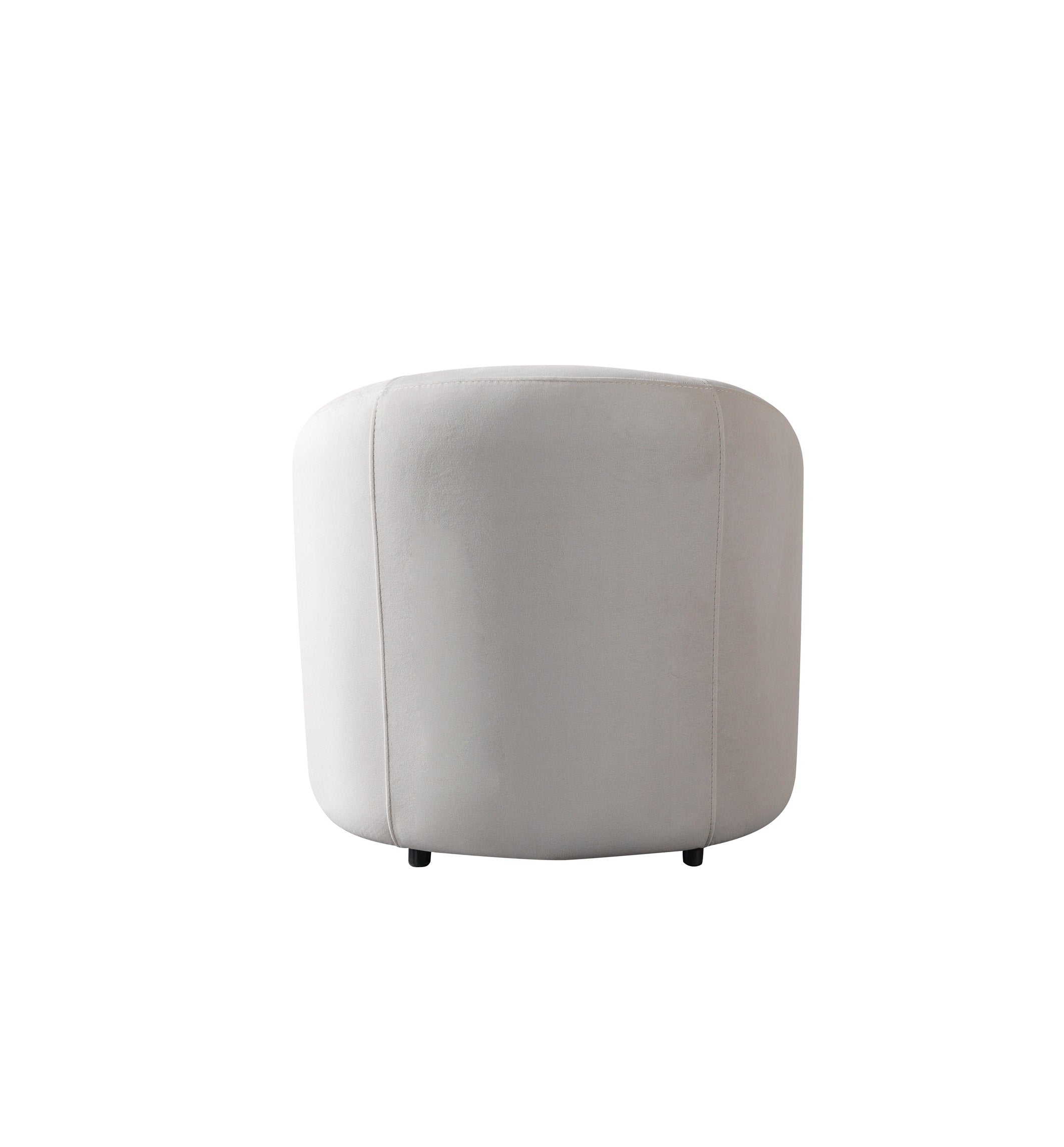 Bonita Ivory Velvet Accent Chair, view 6