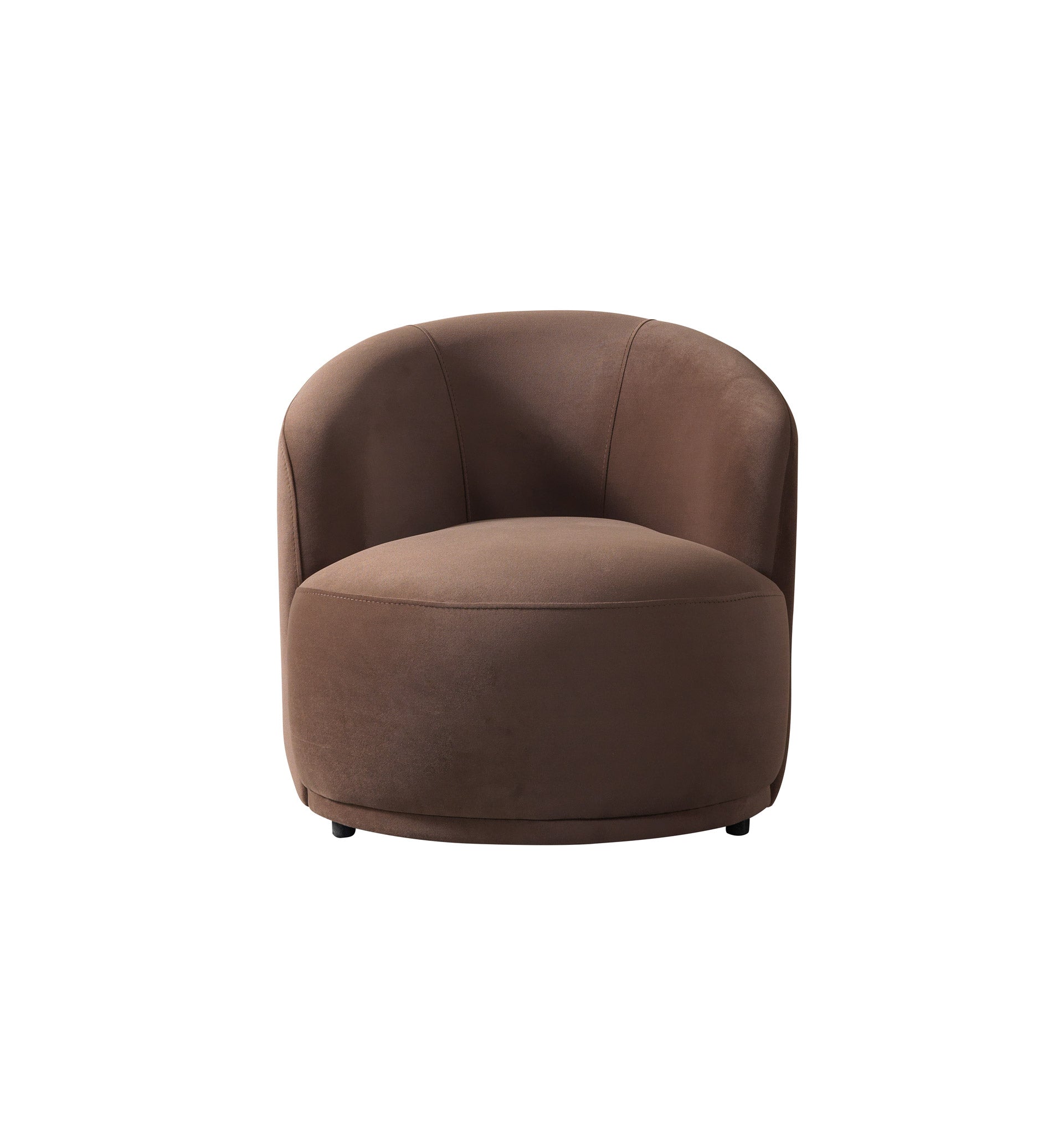 Bonita Coffee Velvet Accent Chair, view 4