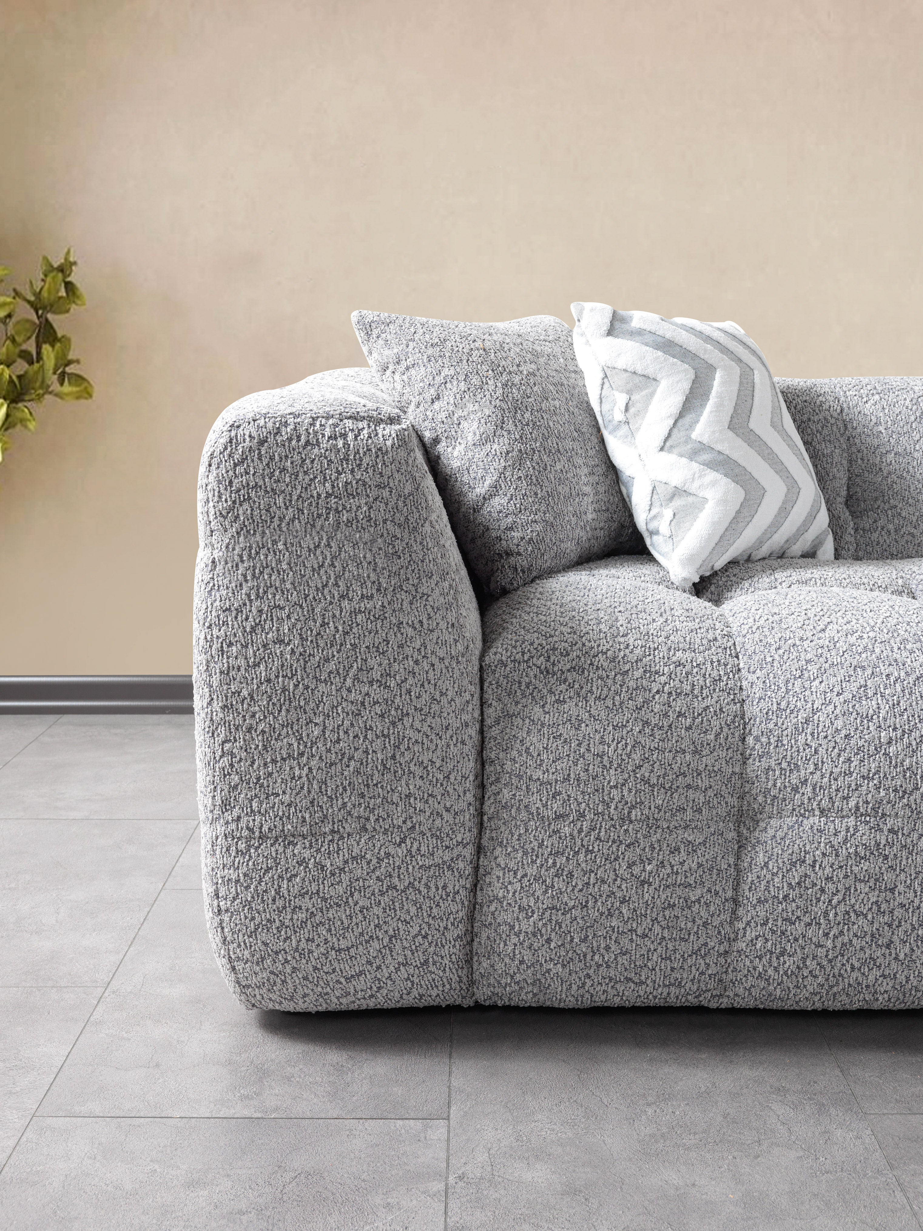 Ivy Gray Boucle RAF Sectional, view 5