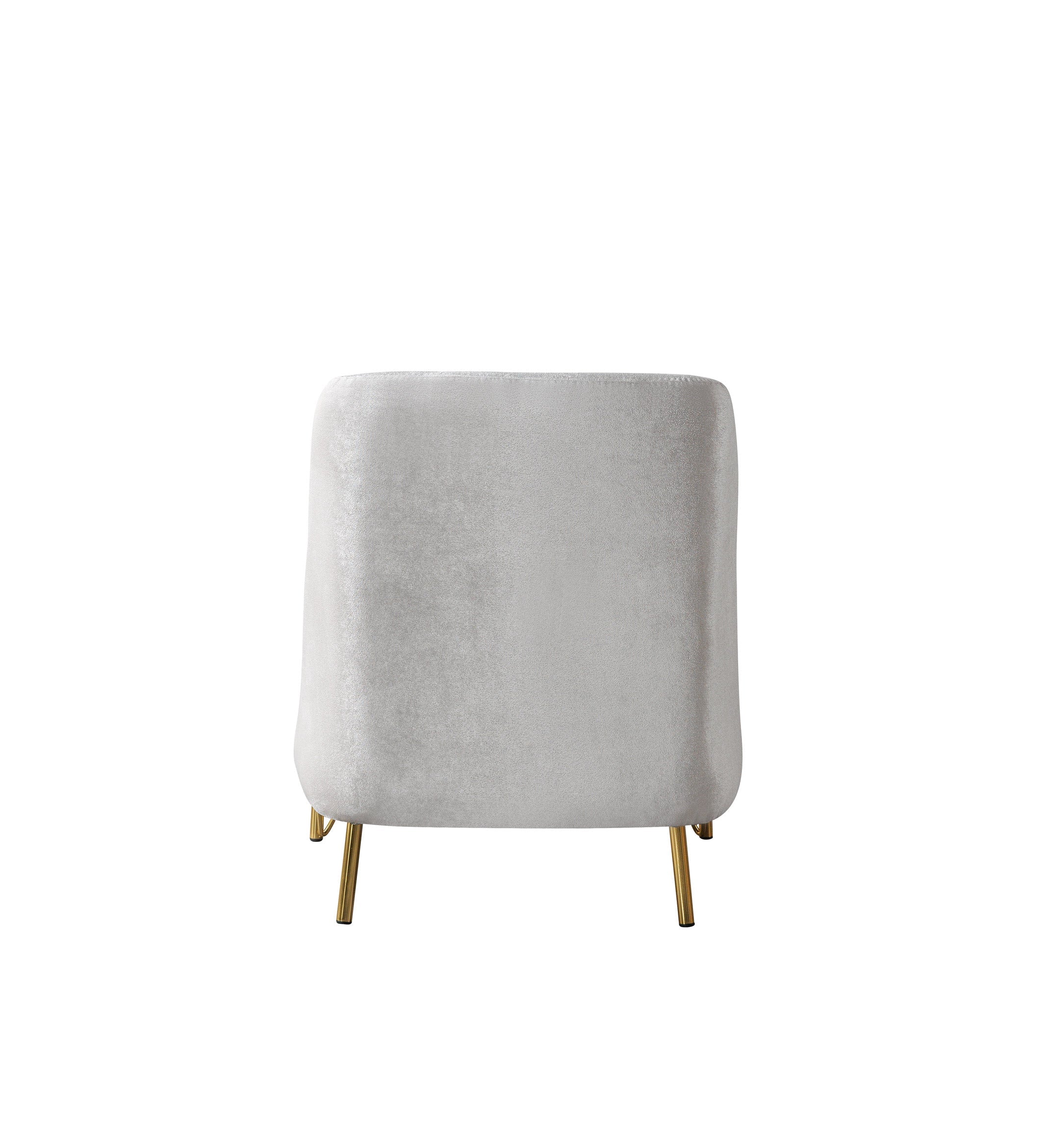 Fabiana Ivory Velvet Chair, view 5