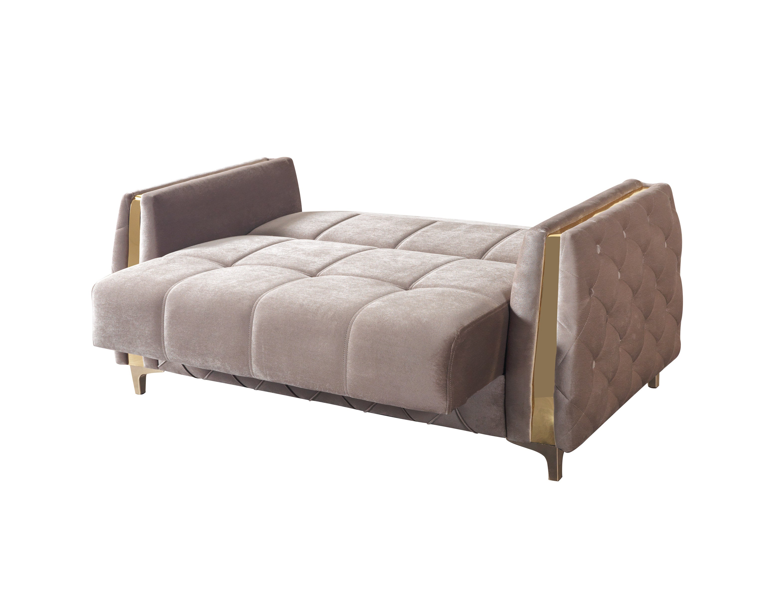 Florence Coffee Velvet Loveseat, view 10