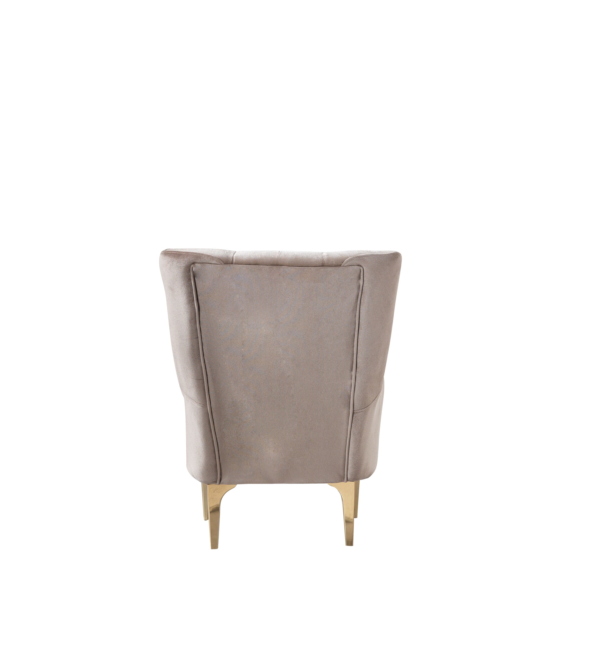 Florence Coffee Velvet Chair, view 5