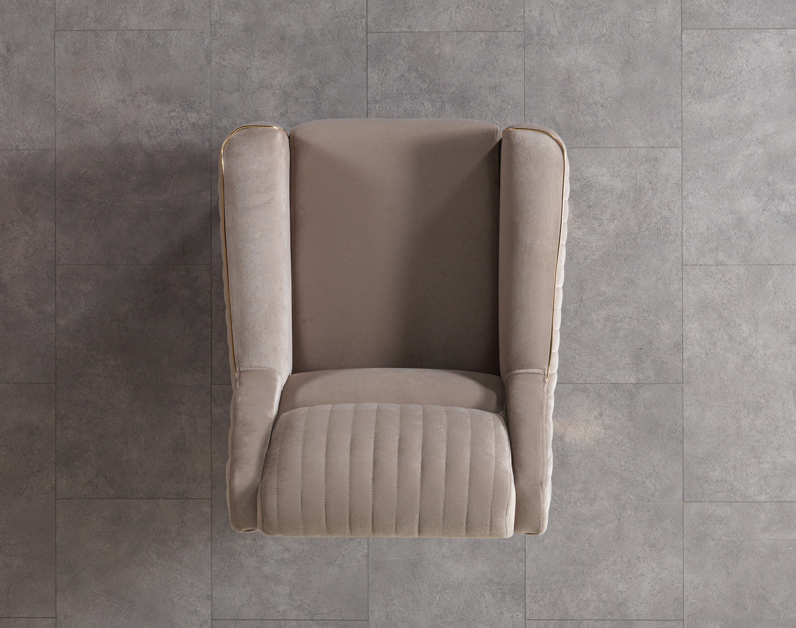 Sandra Coffee Velvet Chair, view 7