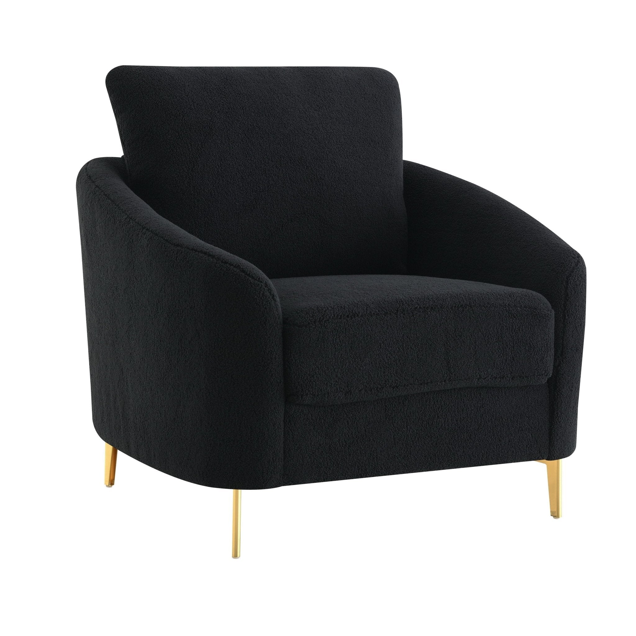 Lila Black Boucle Sofa and Loveseat Set, view 5