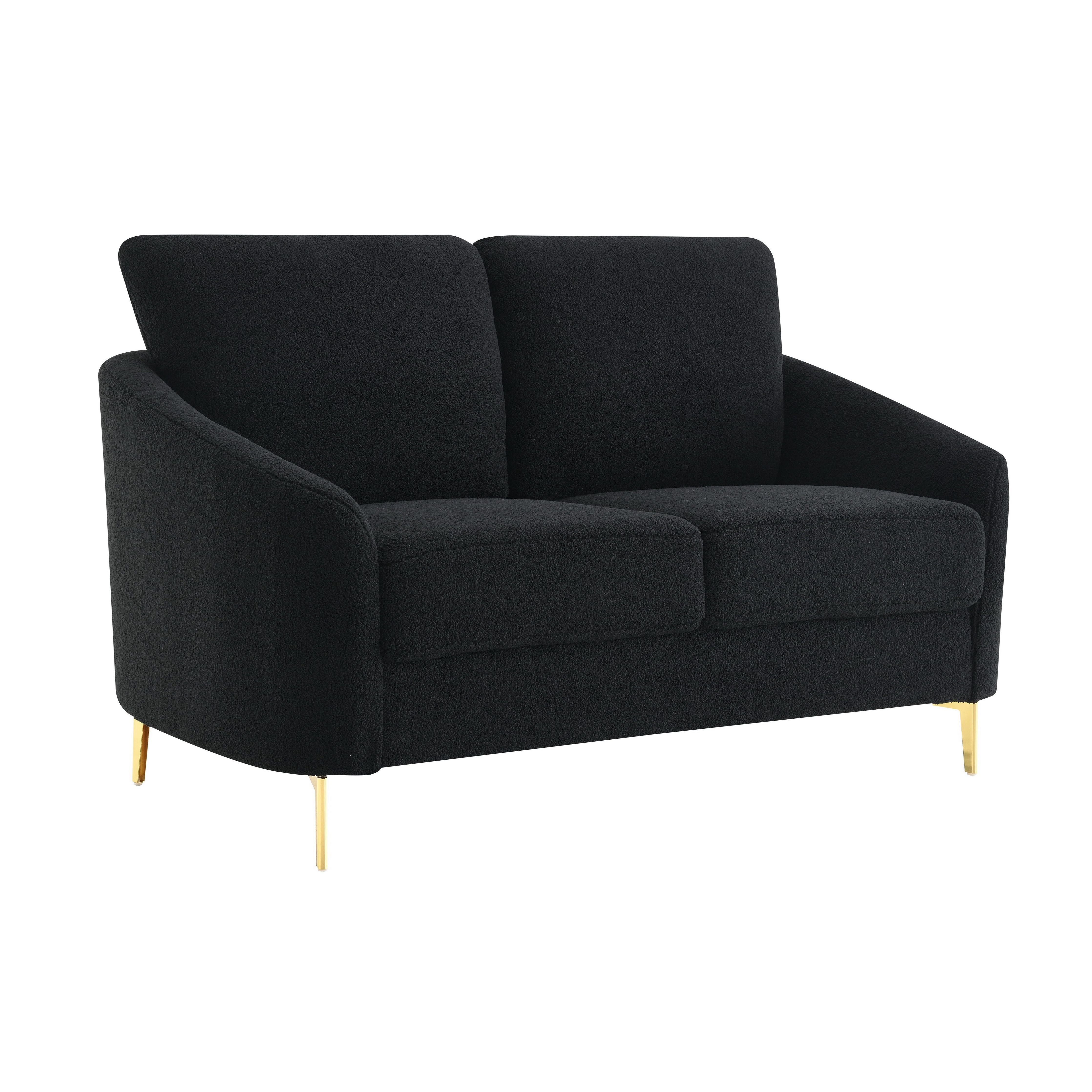 Lila Black Boucle Sofa and Loveseat Set, view 4