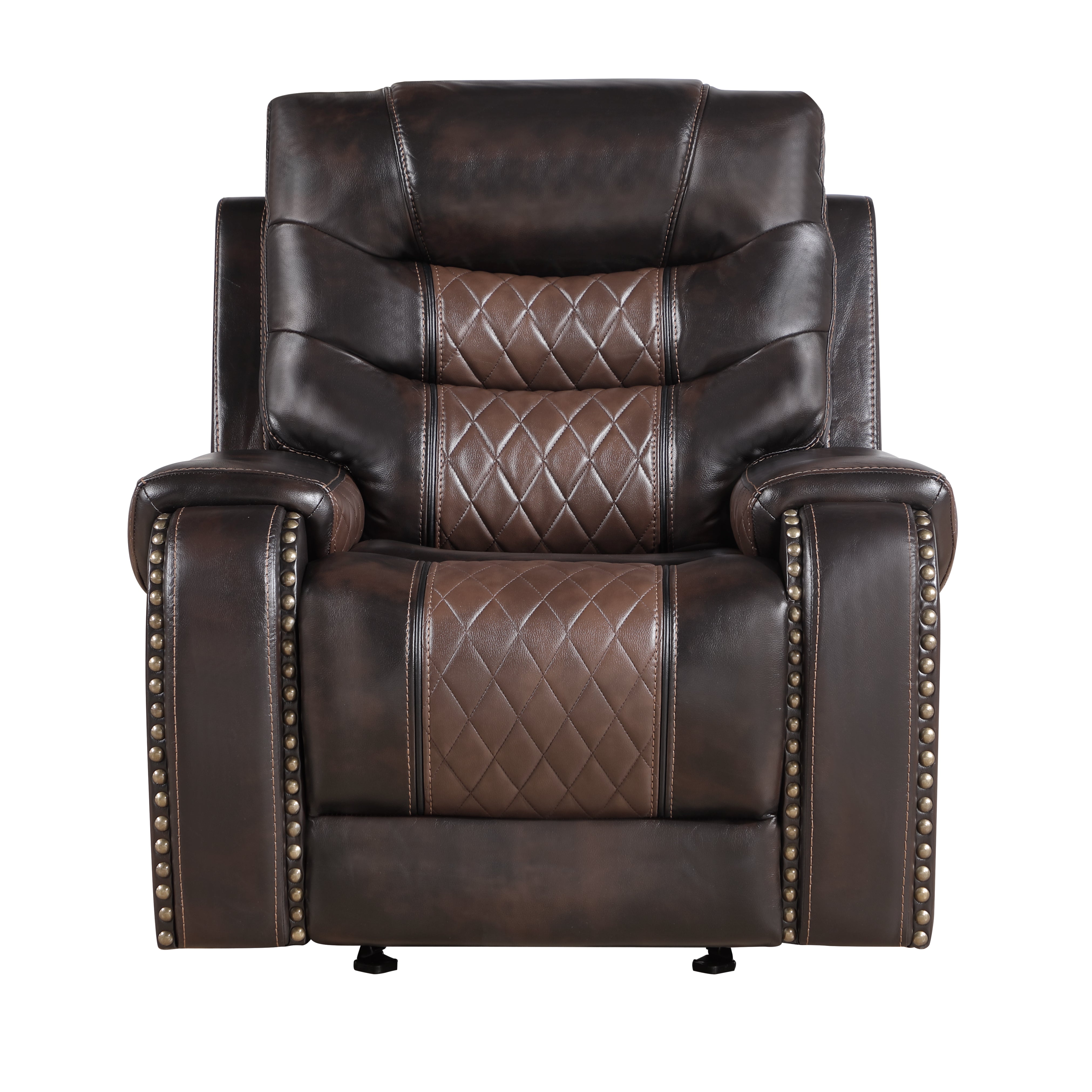 Phoenix II Brown Air Leather Reclining Set, view 3