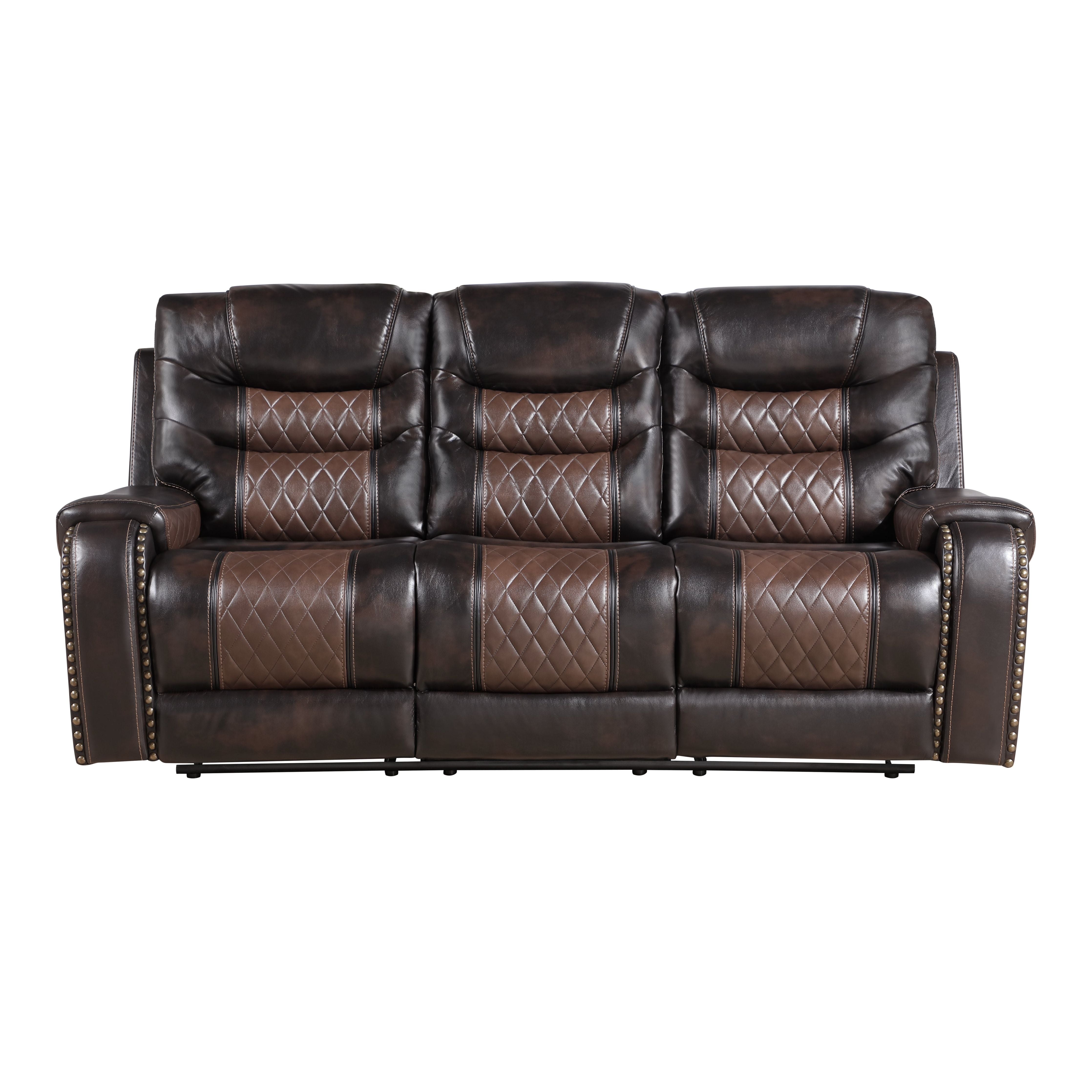 Phoenix II Brown Air Leather Reclining Set, view 4