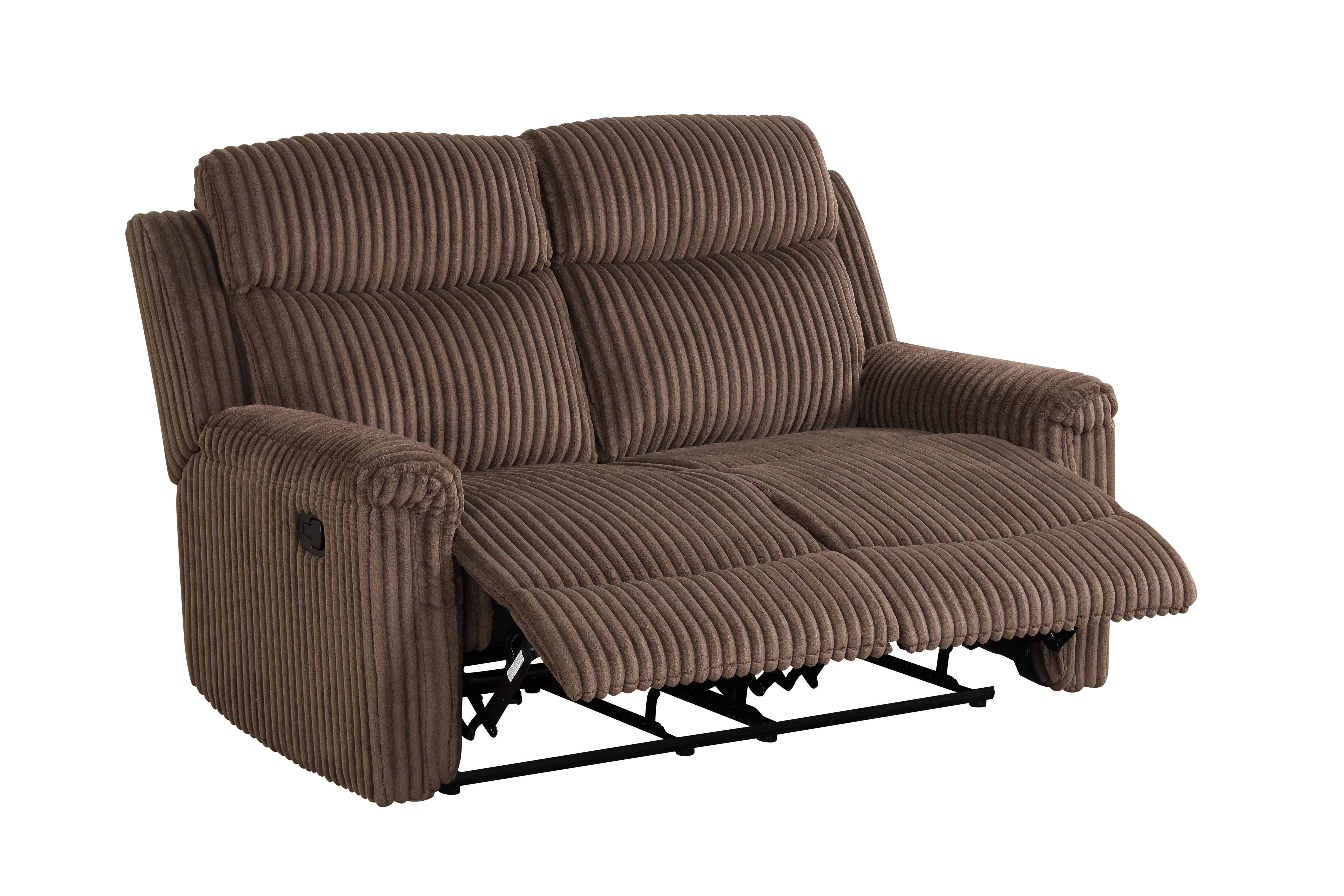 Grace Brown Corduroy Reclining Set, view 5