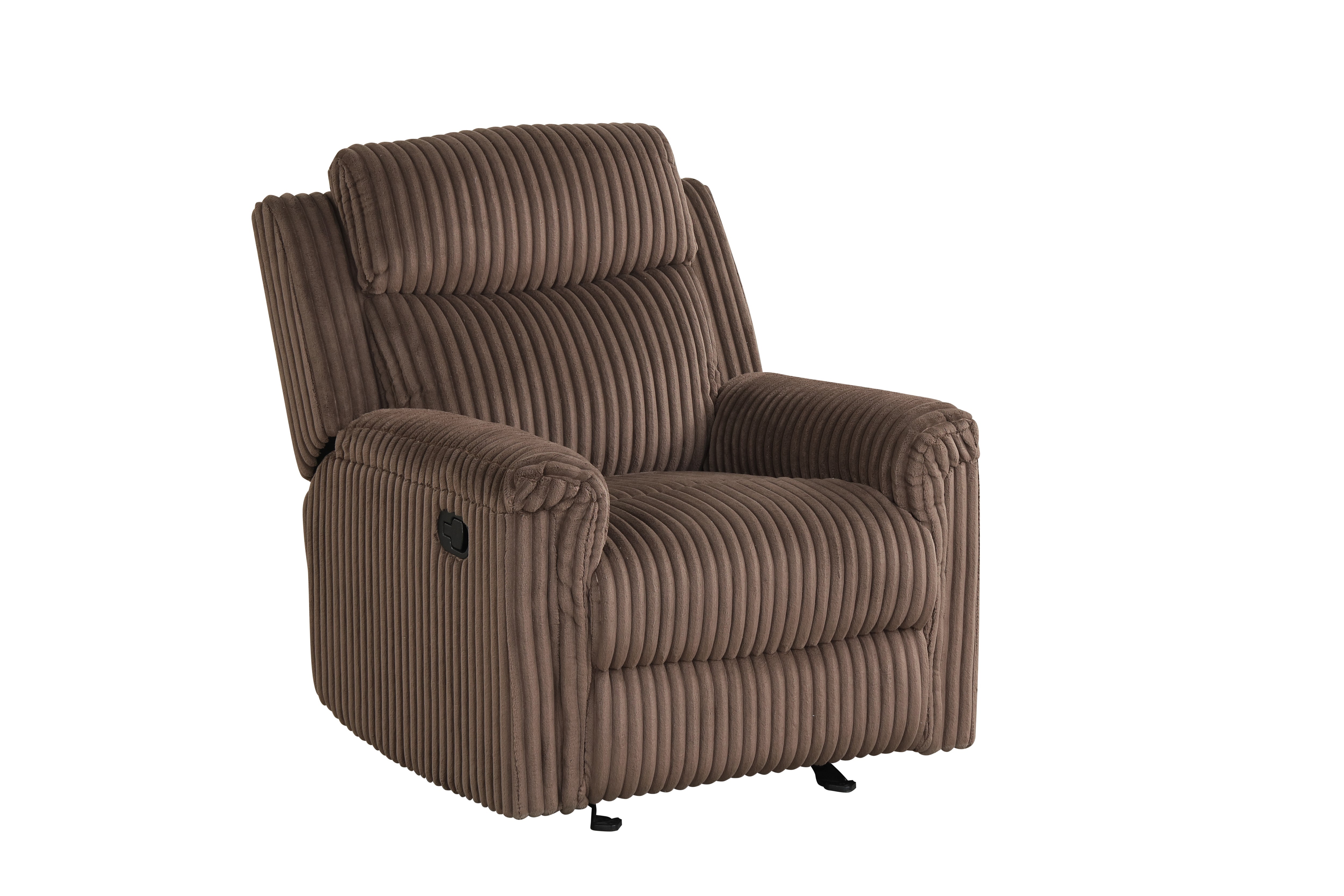 Grace Brown Corduroy Reclining Set, view 7