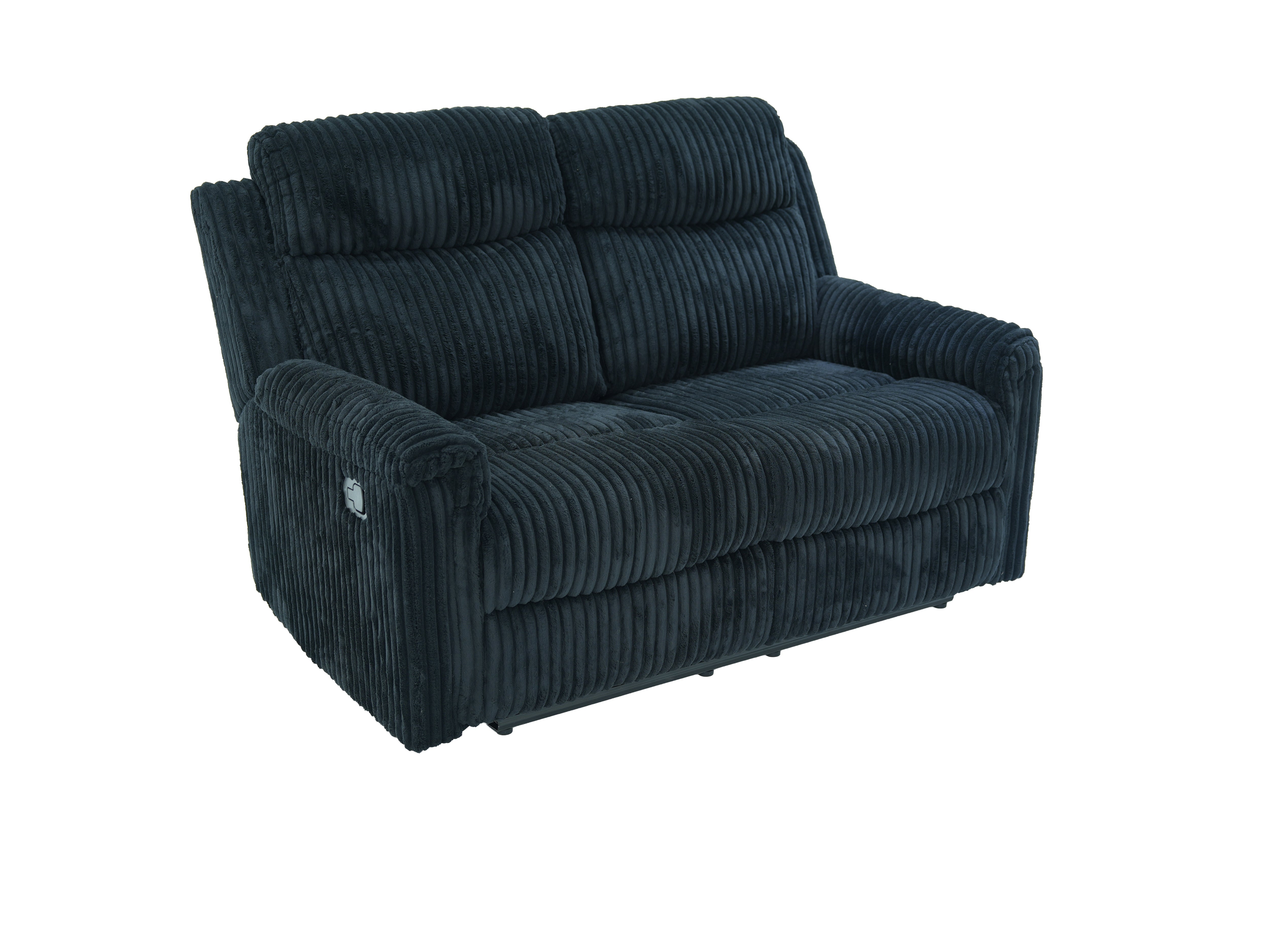 Grace Black Corduroy Reclining Set, view 8