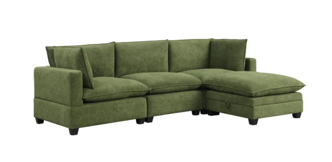 GREEN PERFORMANCE FABRIC CLOUD MODULAR SECTIONAL
