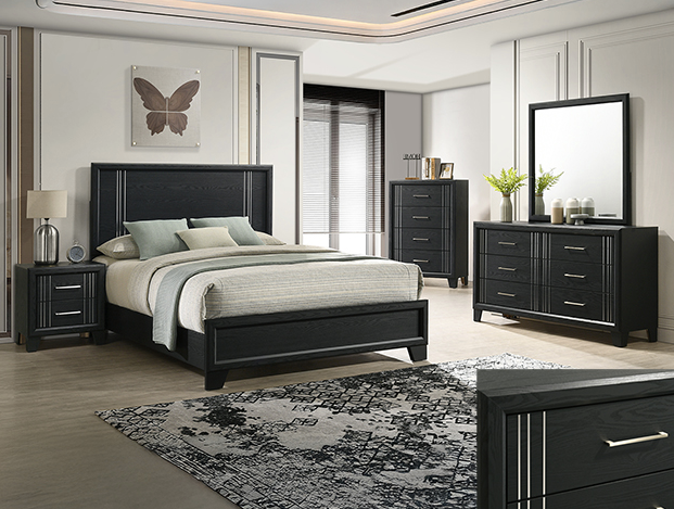 OPULENCE DARK COMPLETE 3 ROOM PACKAGE