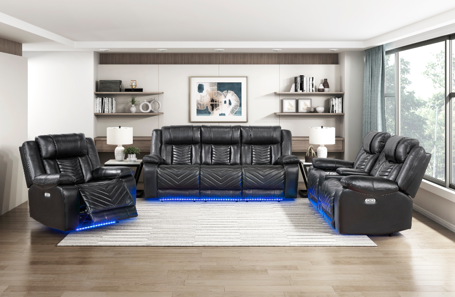 OPULENCE DARK COMPLETE 3 ROOM PACKAGE