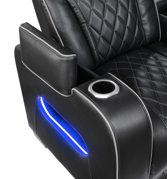 FAIRWAY BLACK POWER RECLINING SECTIONAL