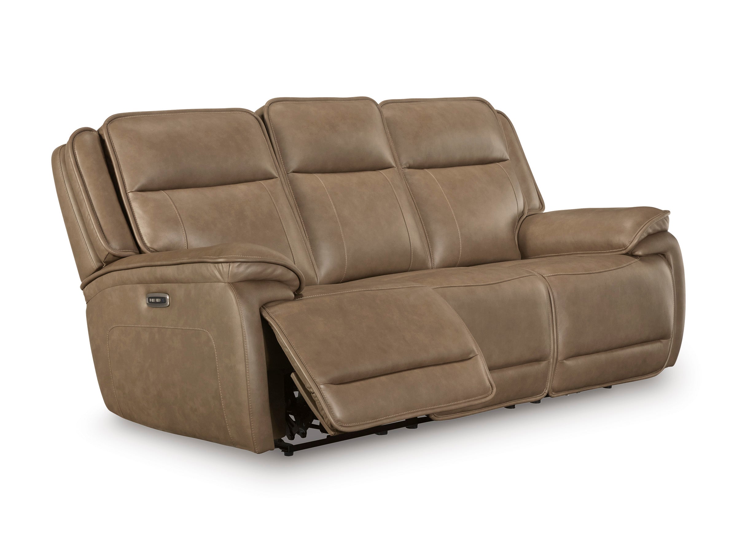 Ashley Glencroft Sahara Leather Power Reclining Set, view 4
