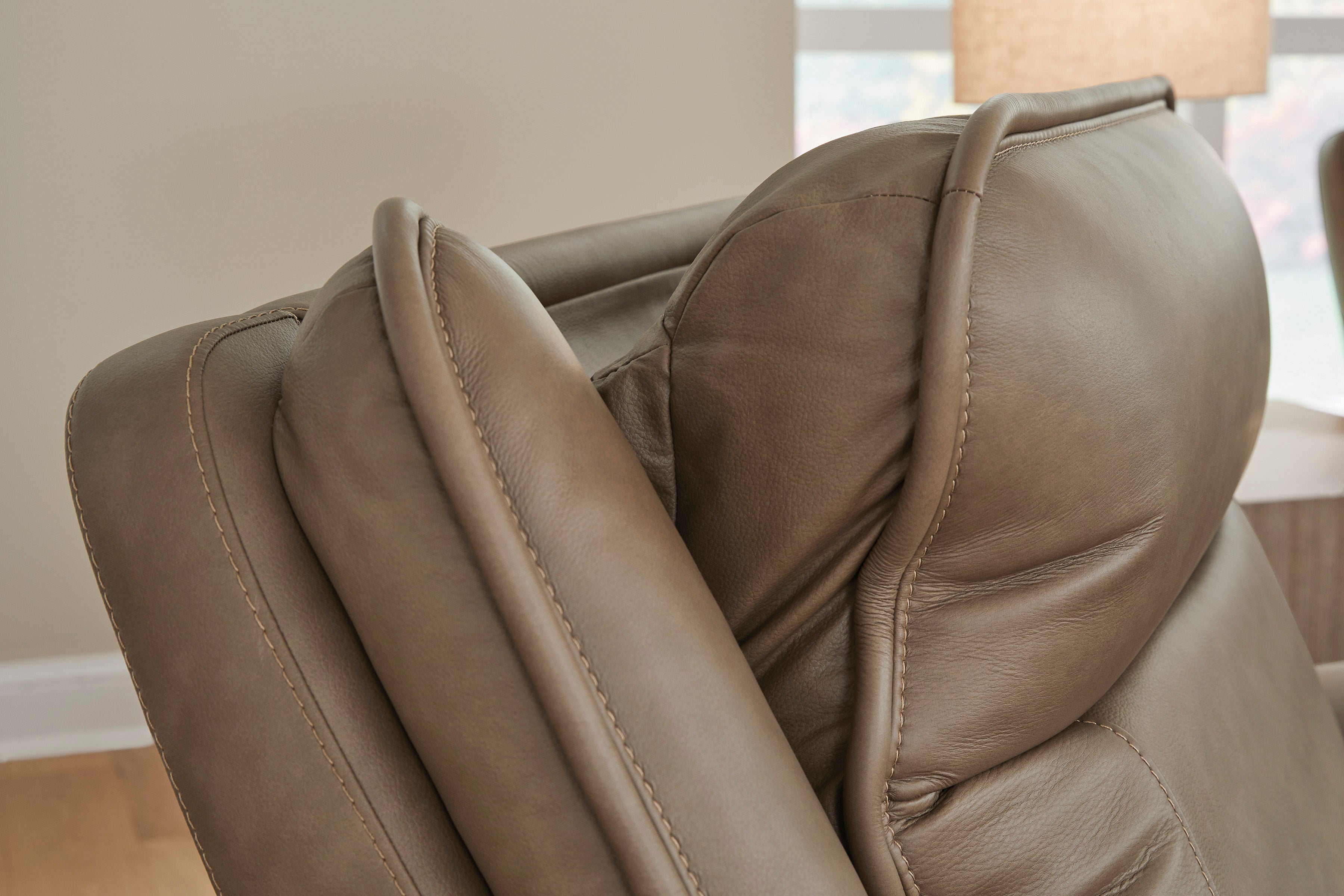 Ashley Glencroft Sahara Leather Power Reclining Set, view 8