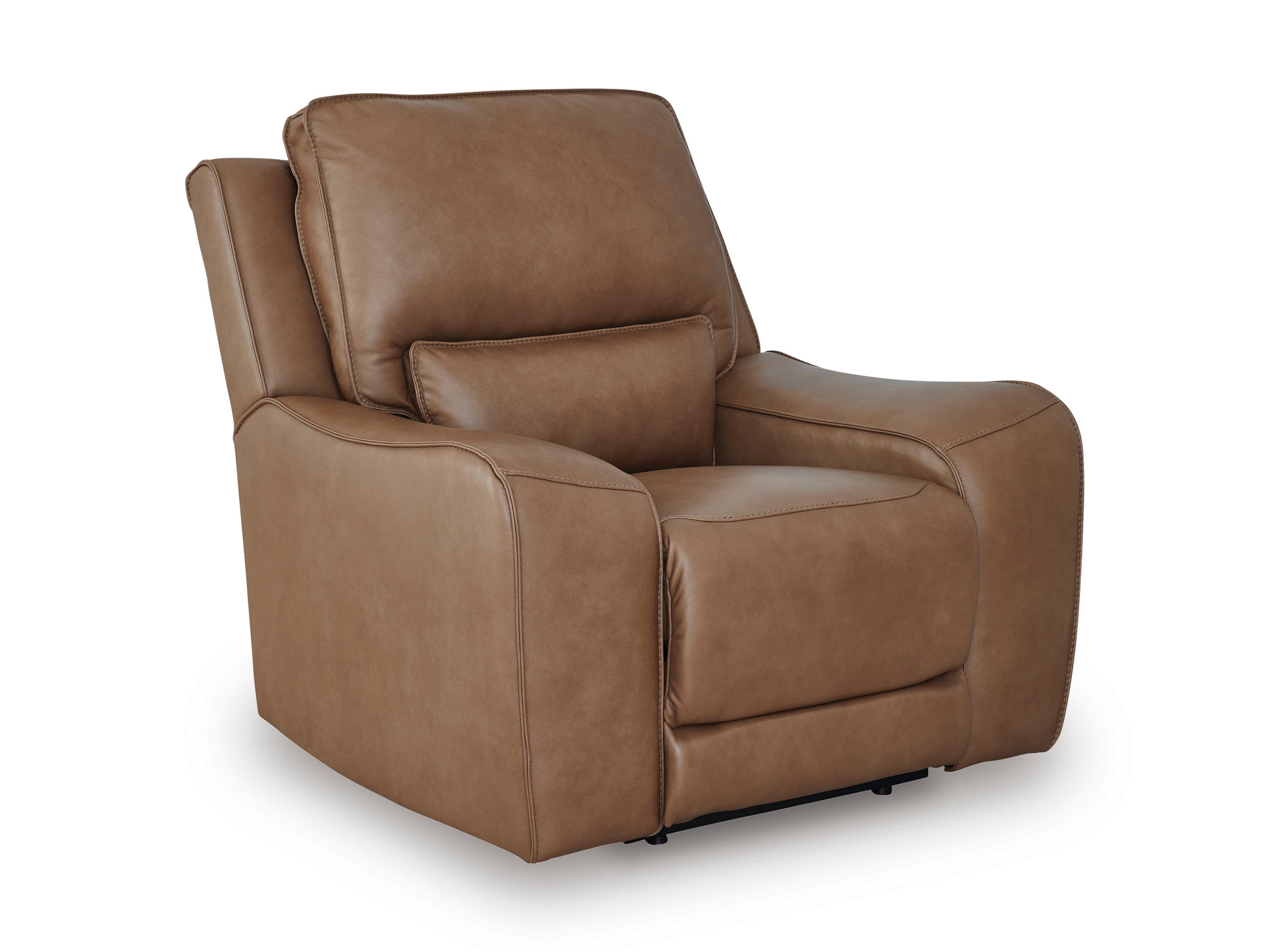 Ashley DeepWakes Caramel Leather Power Reclining Set, view 2