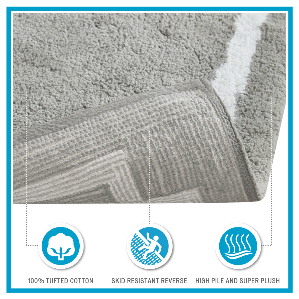 Cotton Tufted Bath Rug 24x72