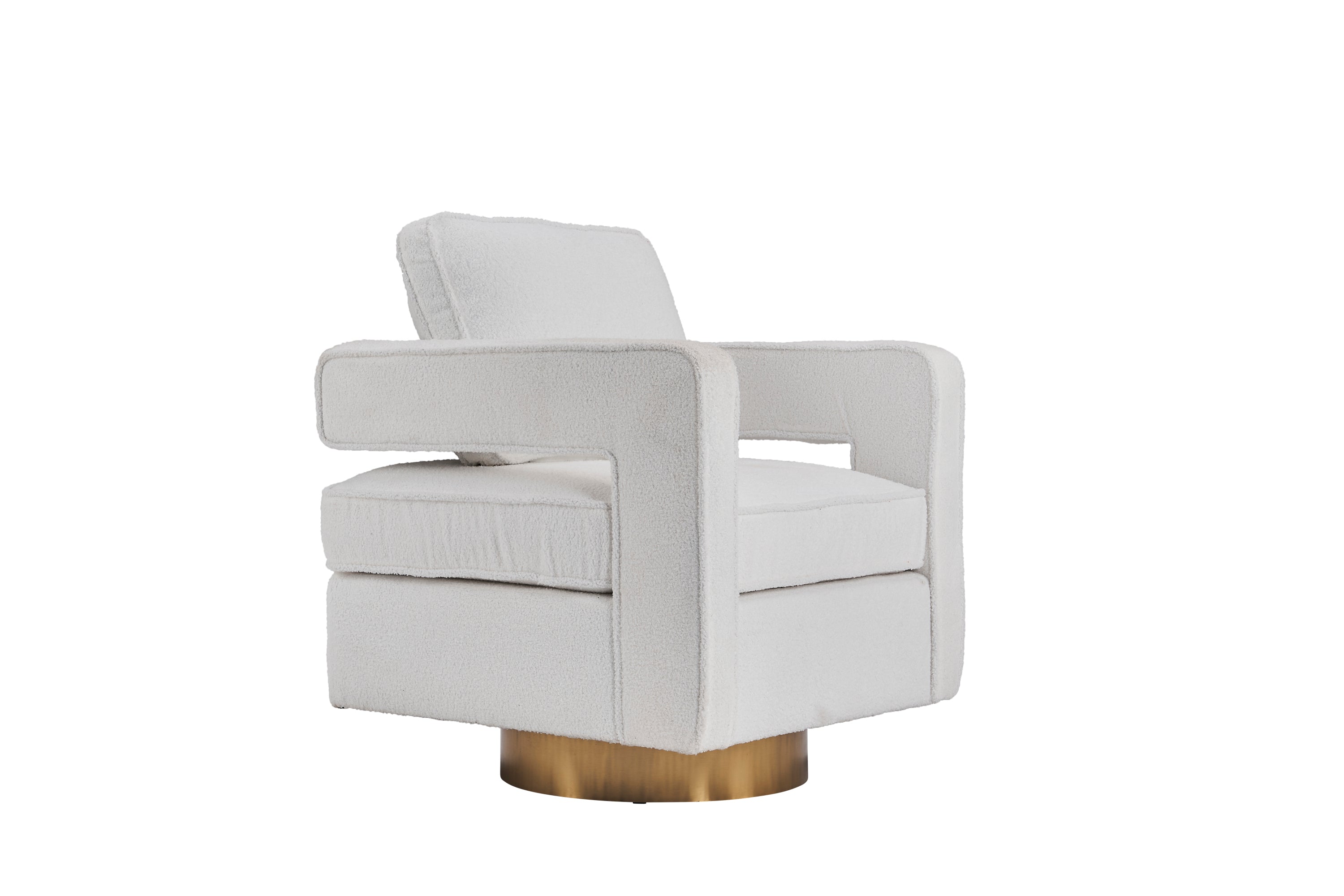Swivel Barrel Chair for Living Room,360 Degree Swivel Club Modern Accent Single Sofa Chair, Small Leisure Arm Chair for Nursery, Hotel, Bedroom, Office