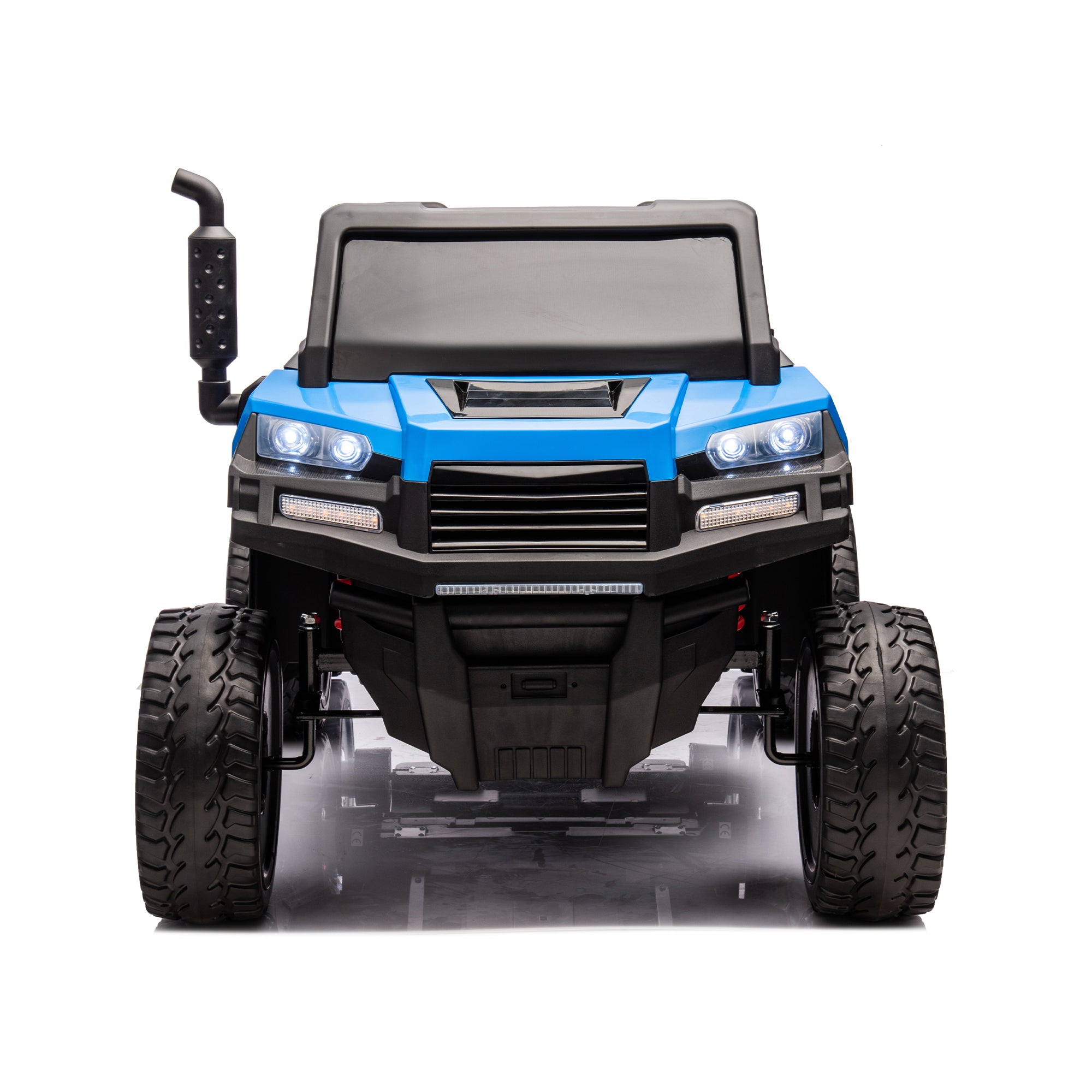 24V 2-Seater UTV-XXL Ride On Truck with Dump Bed for kid,Ride On 4WD UTV with 6 Wheels,Foam Tires, Suitable for Off-Roading,remote control,Three-Point Safety Harness