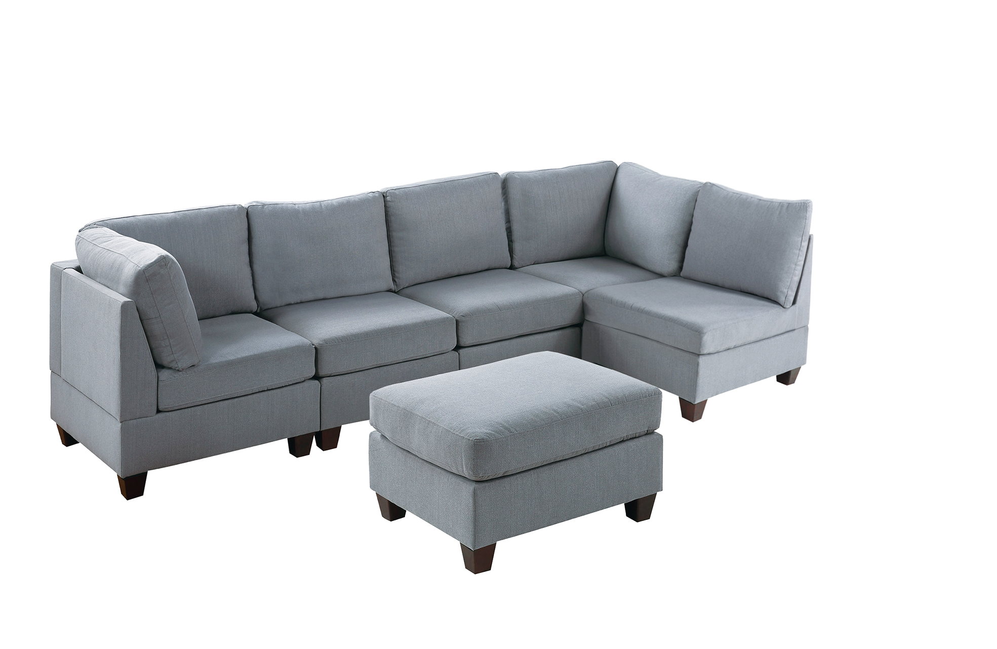 6PC Gray MODULAR SET
