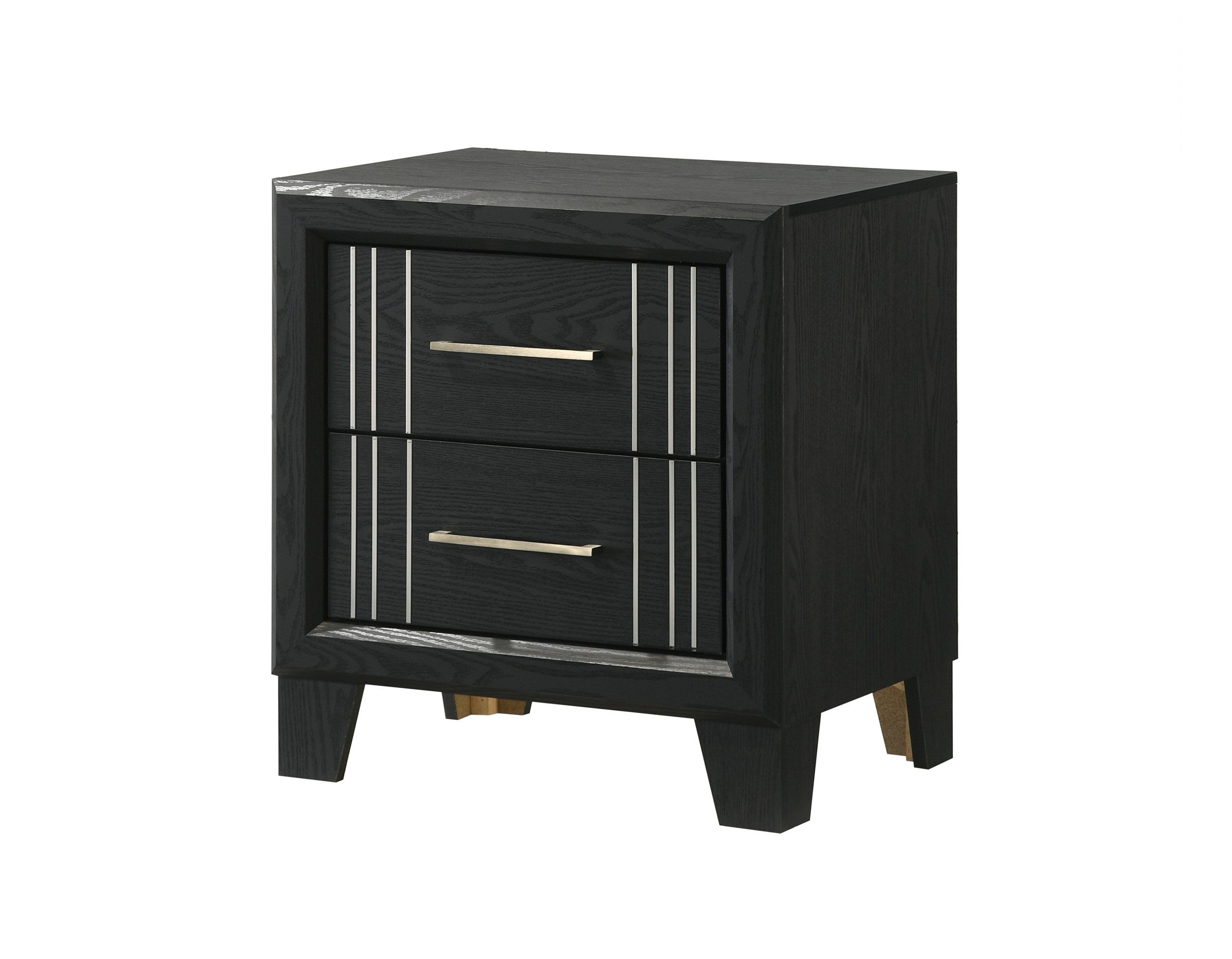 Charlie Charcoal Bedroom Set, nightstand