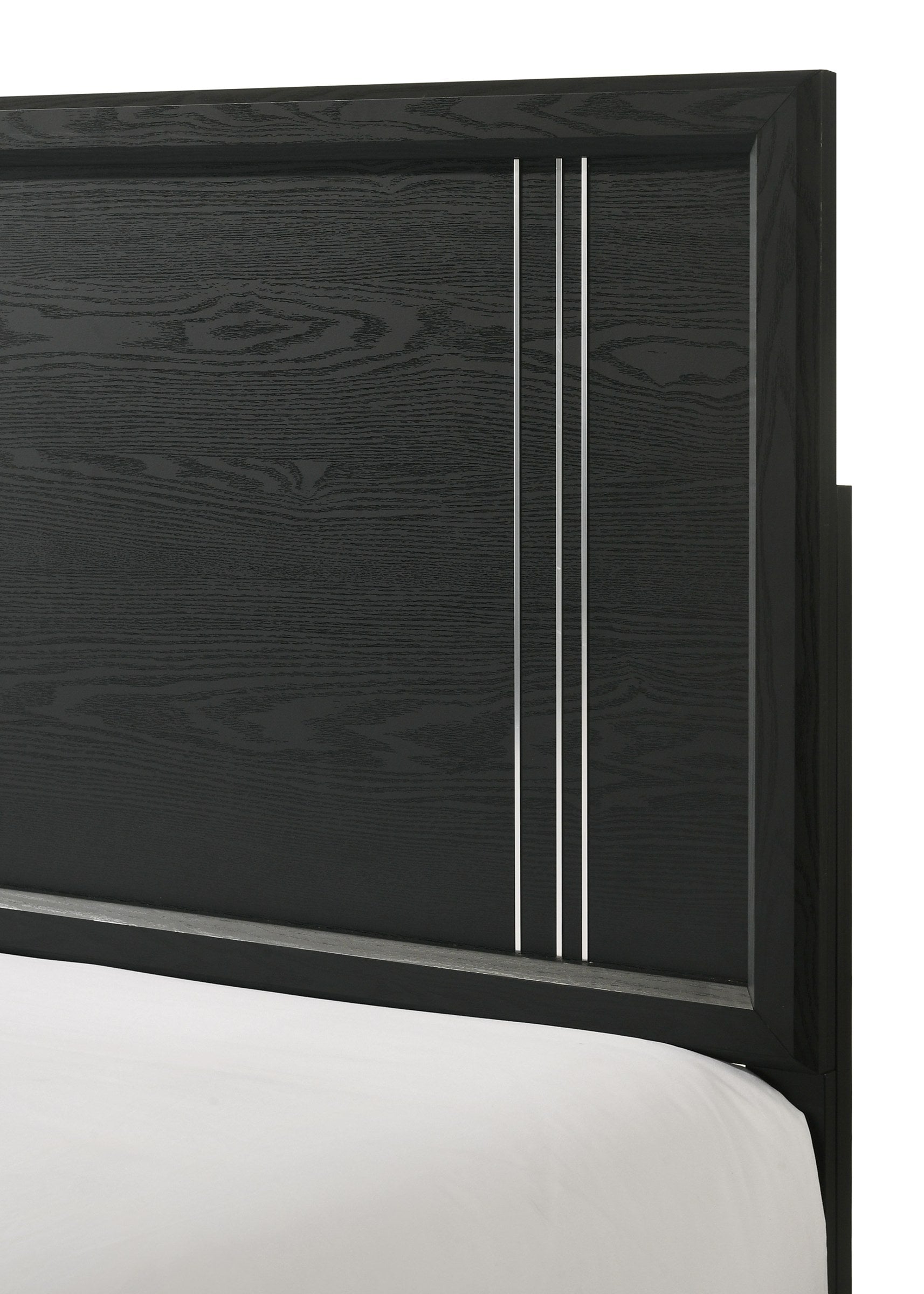 Charlie Charcoal Bedroom Set, close-up detail
