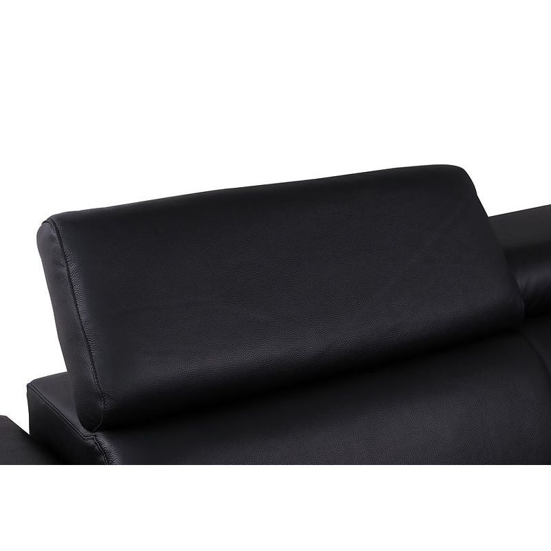 Picasso Black Italian Leather Match 7-Piece Power Reclining Sectional, view 9