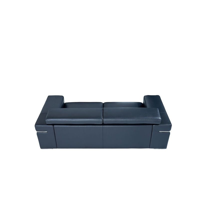 Soho Black Italian Leather Match Sofa and Loveseat Set, view 10