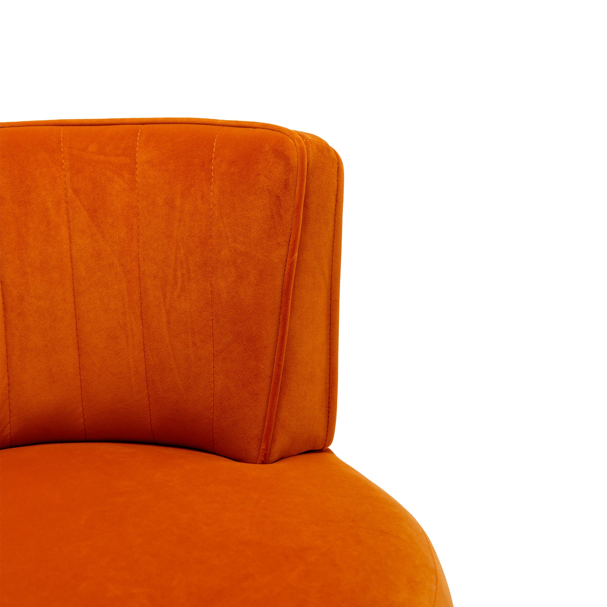 360 Degree Swivel Cuddle Barrel Accent Fluffy Velvet Fabric Chair