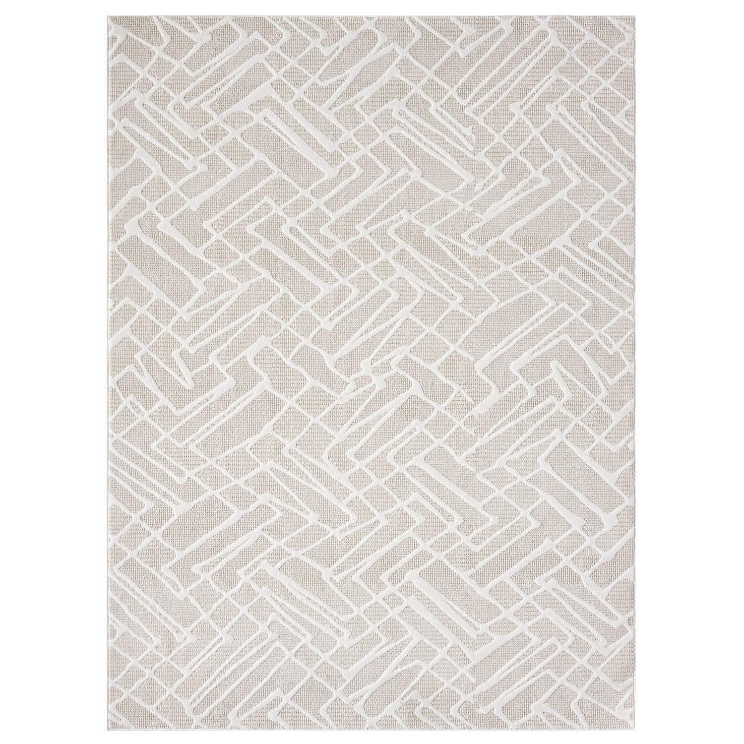Rubix 892 Latte 5x7 Area Rug