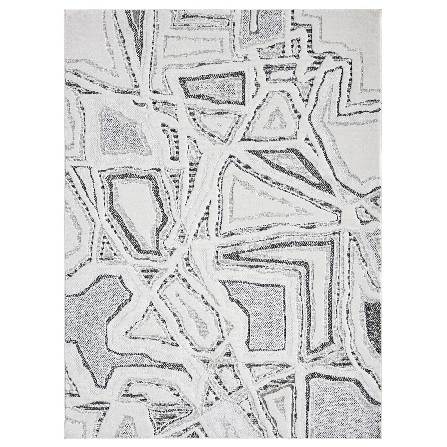 Rubix 893 Asteroid 5x7 Area Rug