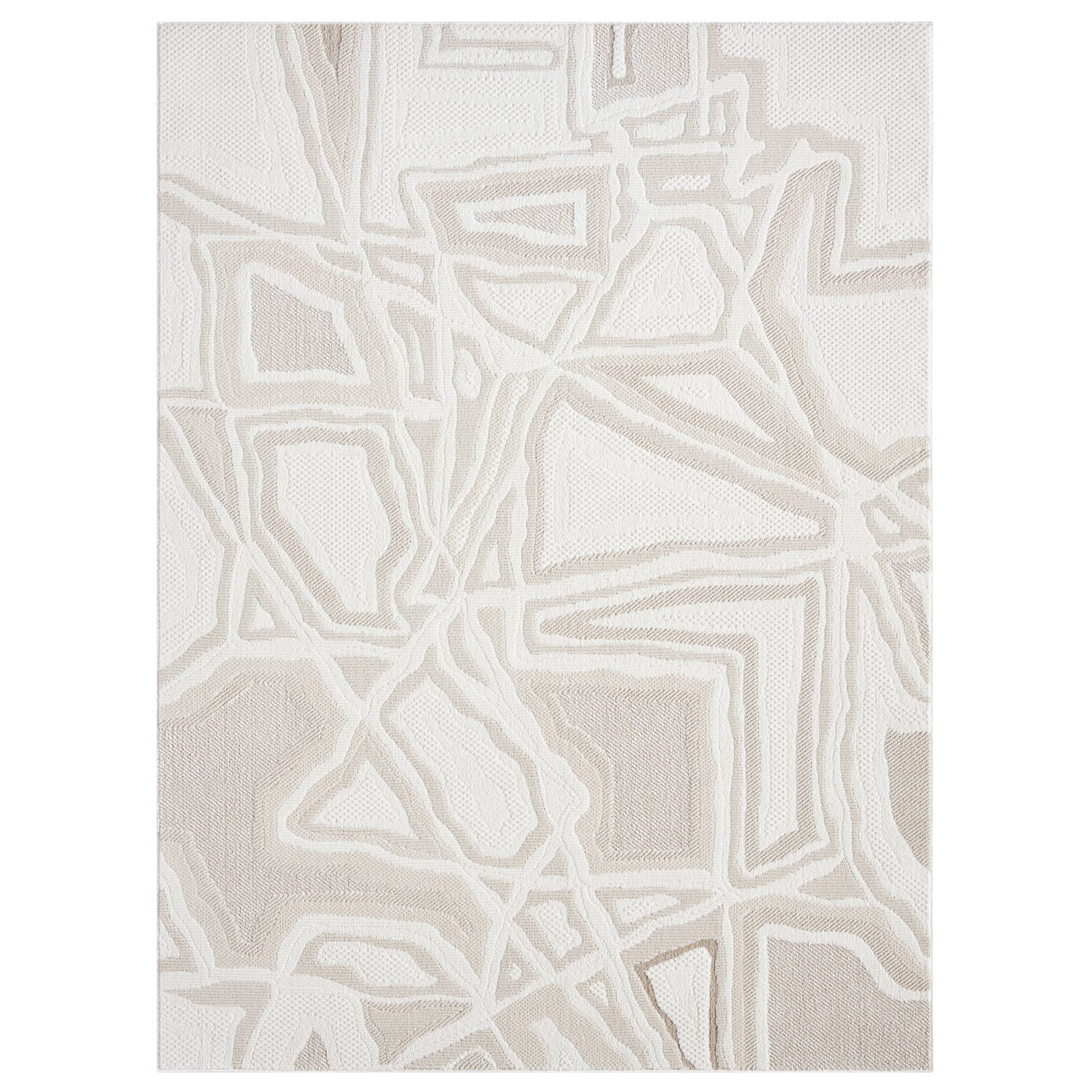 Rubix 893 Latte 5x7 Area Rug