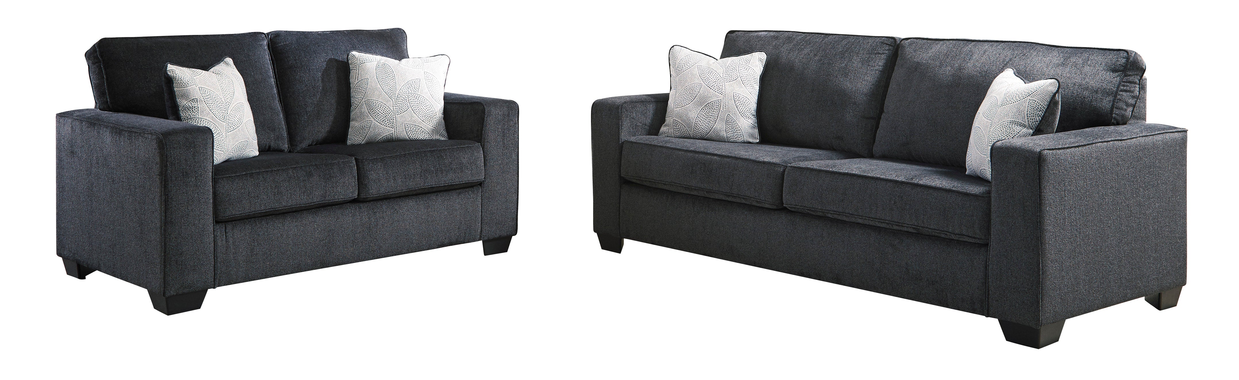 Ashley Slate Sofa & Loveseat Set, view 3