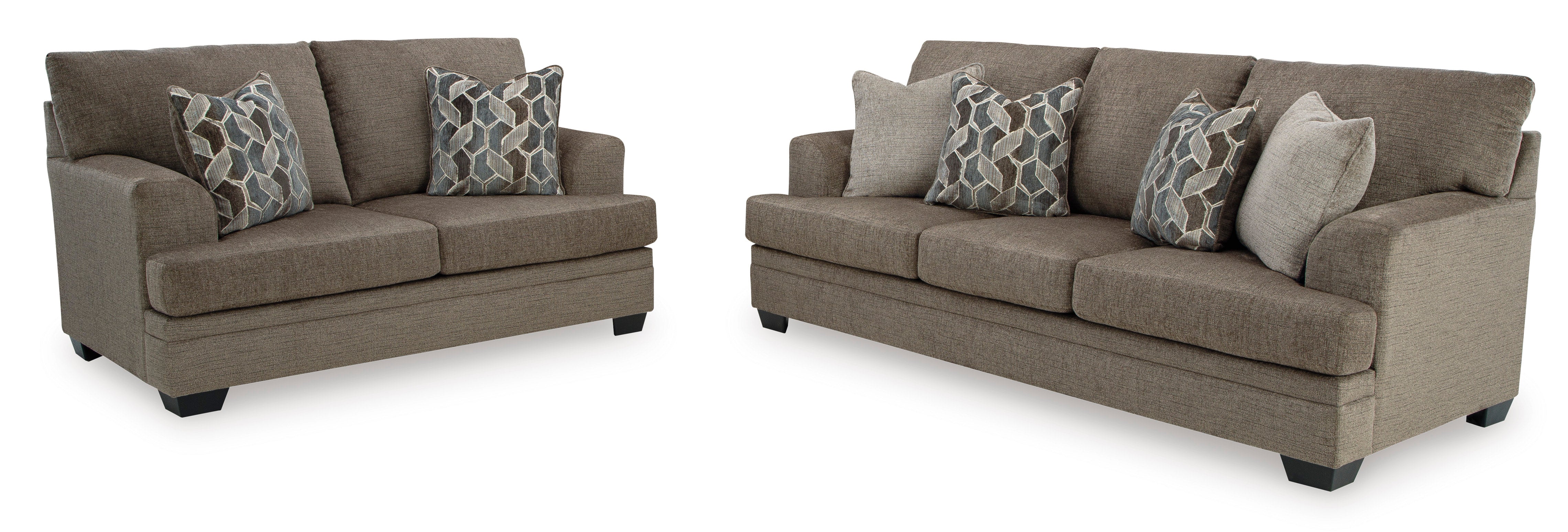 Ashley Nutmeg Sofa & Loveseat Set, view 2