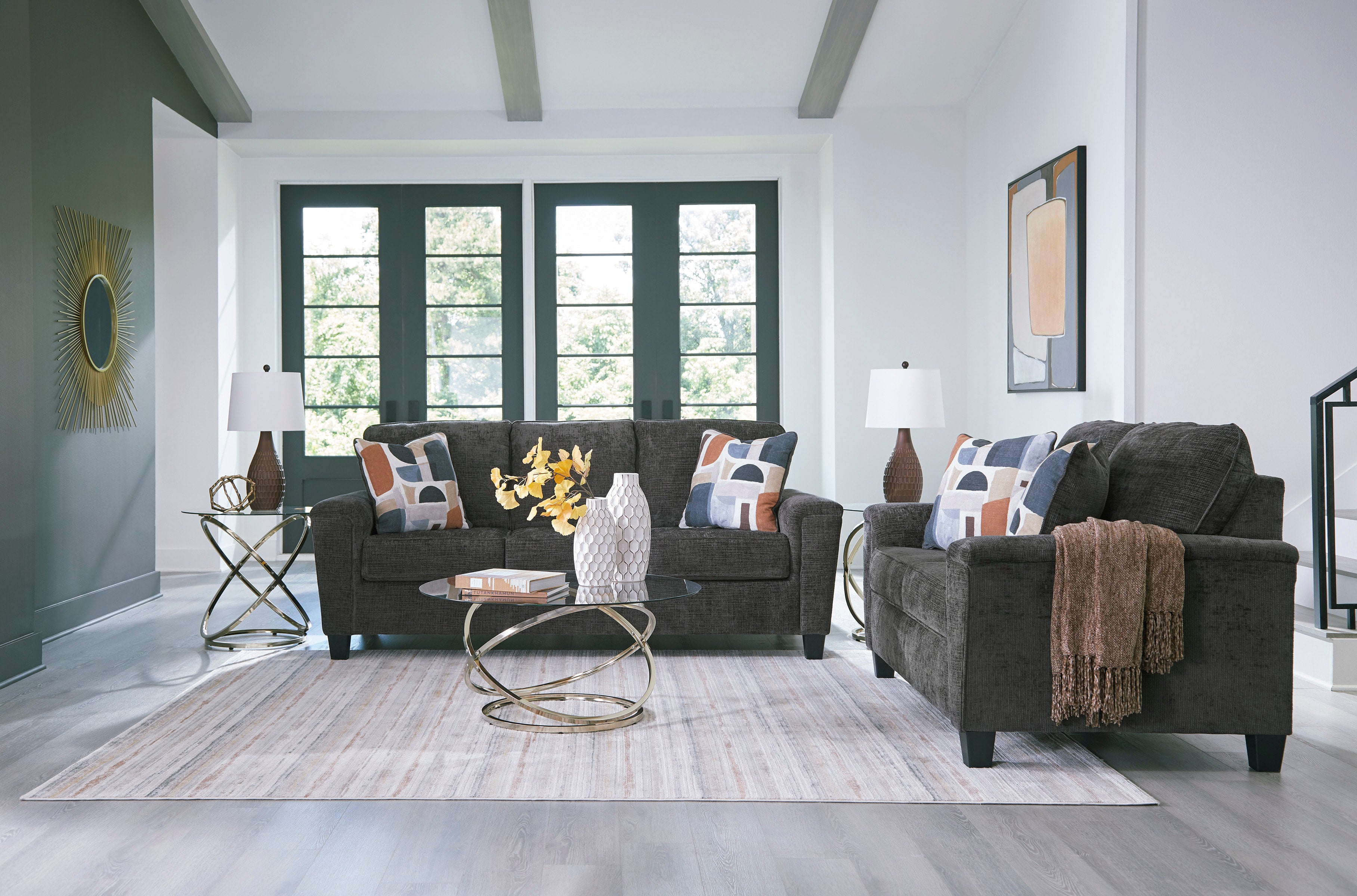 Ashley Dusk Sofa & Loveseat Set, view 2
