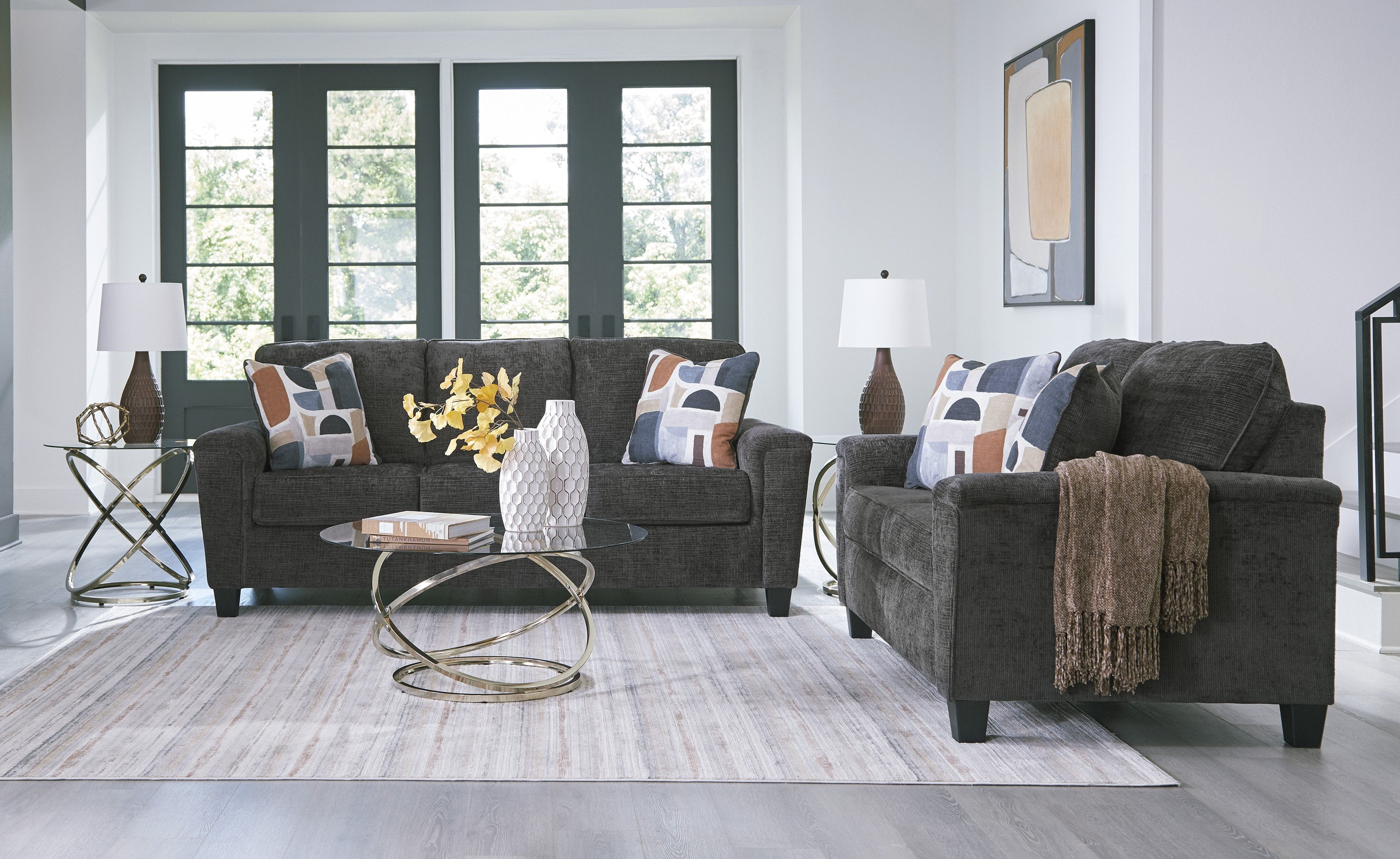 Ashley Dusk Sofa & Loveseat Set, view 4