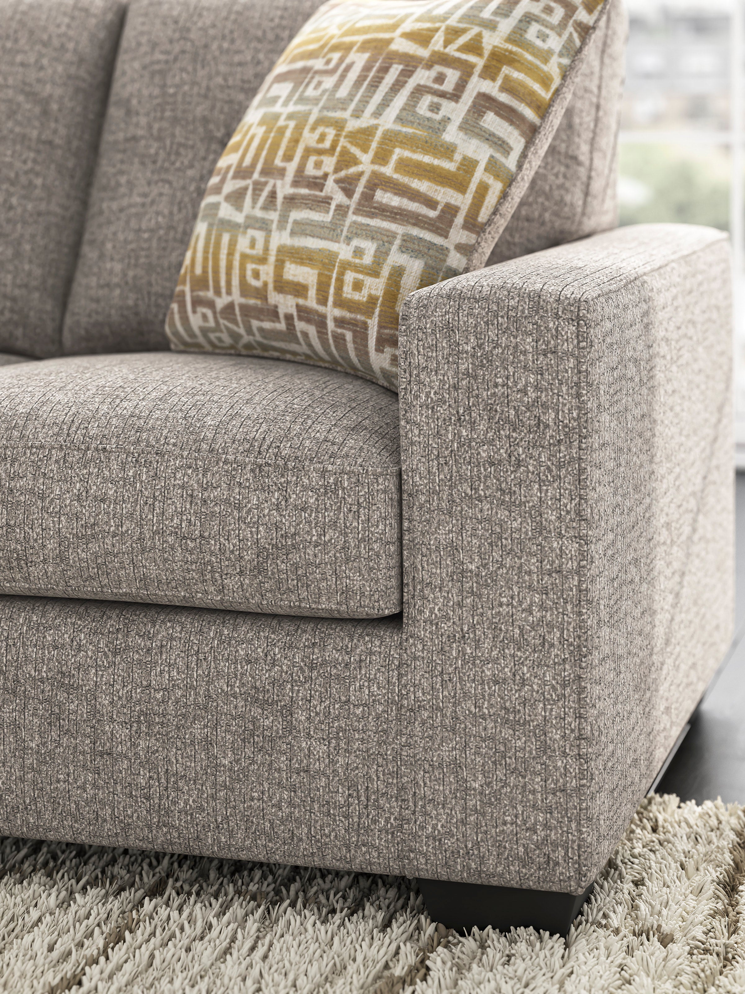 Ashley Iron Sofa & Loveseat Set, view 3