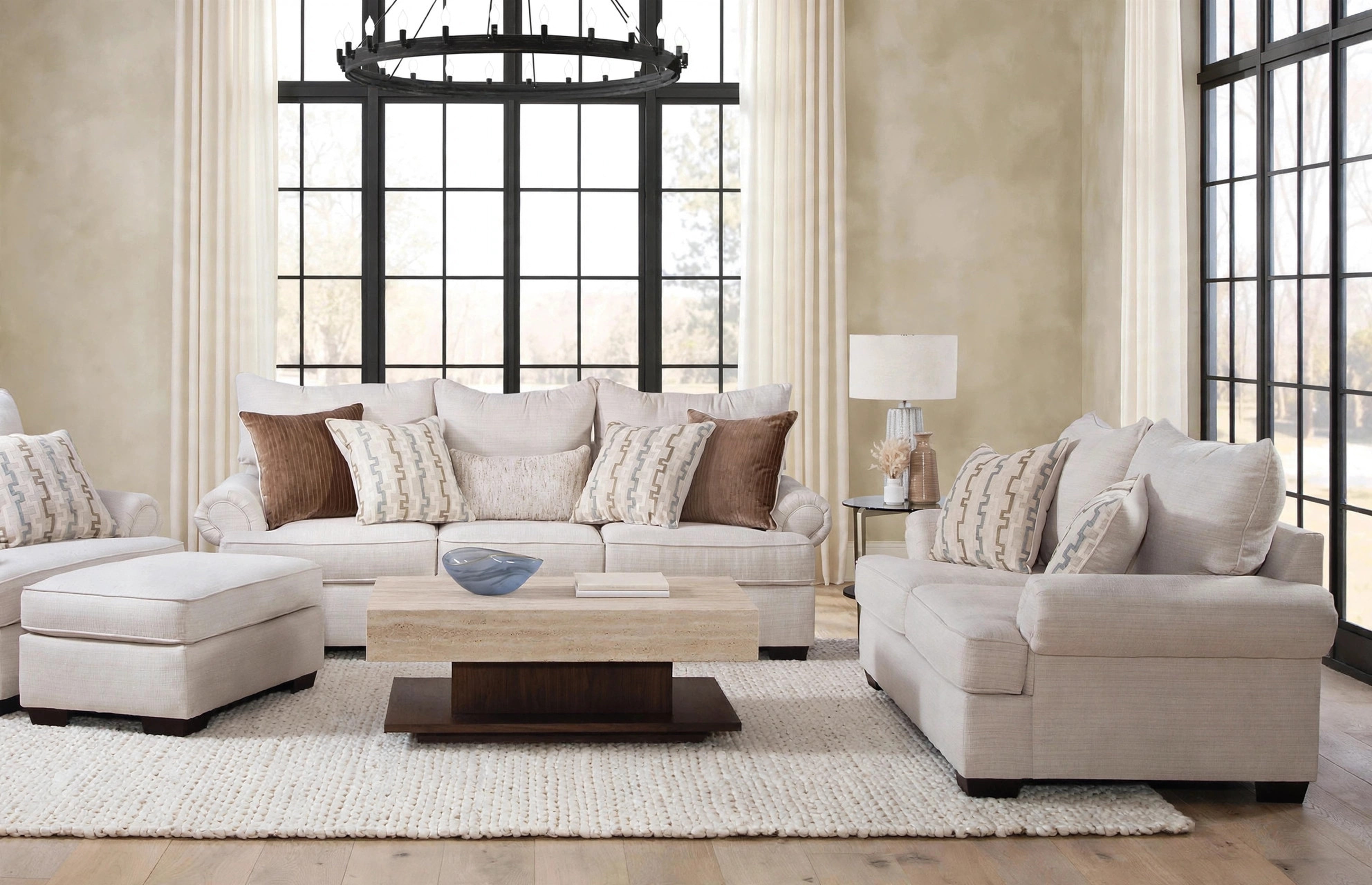 Behold Chalk Oversized Sofa & Loveseat Set, view 3